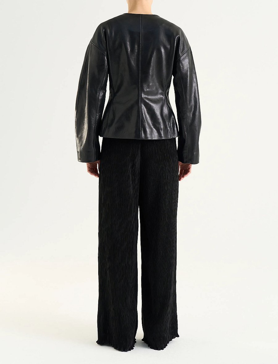 Twist & Tango - Avelie Leather Jacket - leather jackets - black - 4
