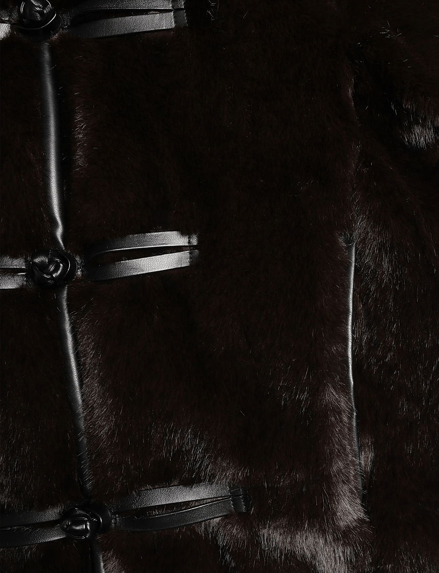 Twist & Tango - Zelie Faux Fur Jacket - faux fur jakker - mocha brown - 3