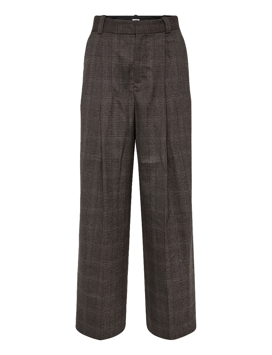 Twist & Tango - Maelle Trousers - wide leg trousers - brown check - 1