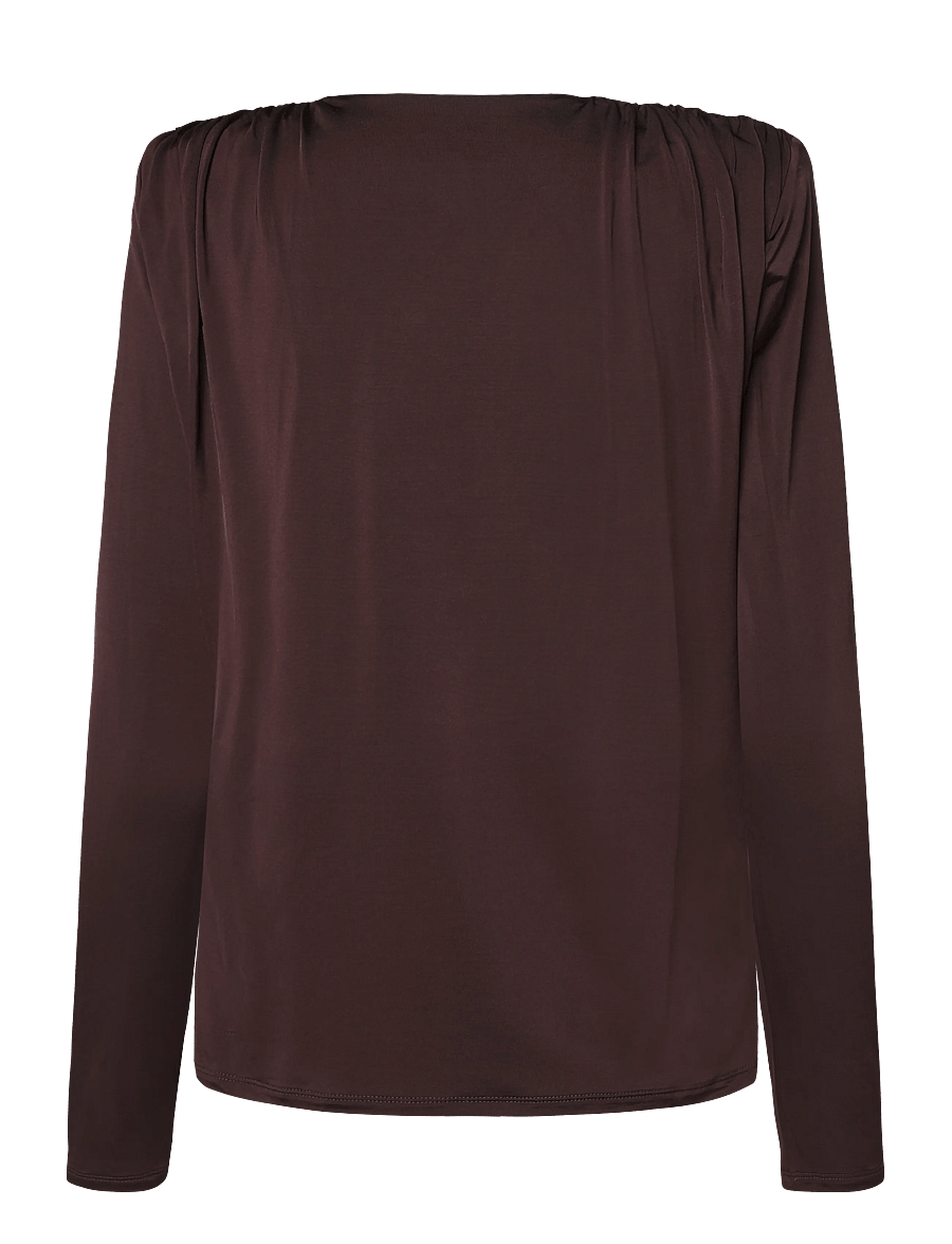 Twist & Tango - Lume Top - pikkade varrukatega pluusid - chocolate plum - 1