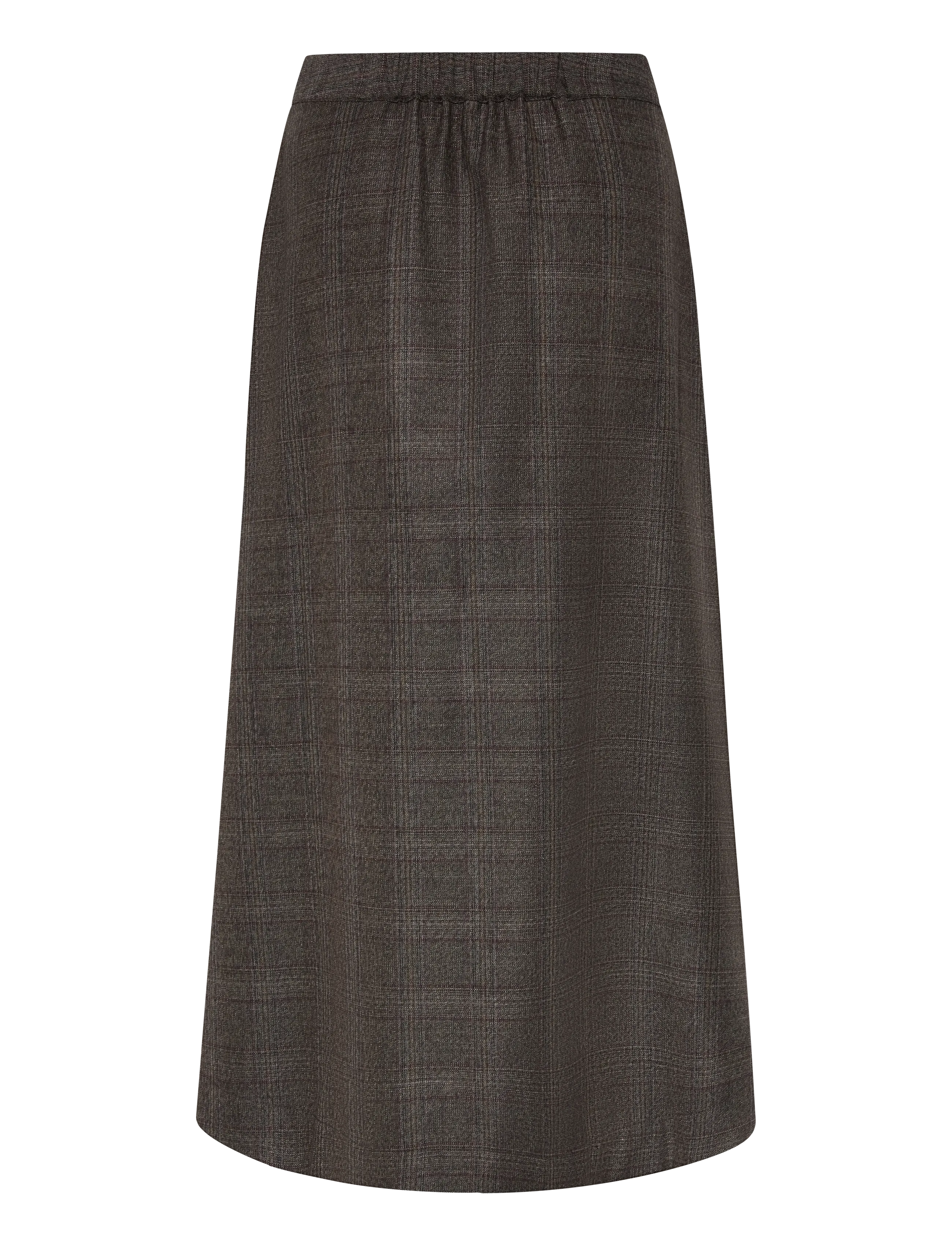 Twist & Tango - Corey Skirt - midi skirts - brown check - 1