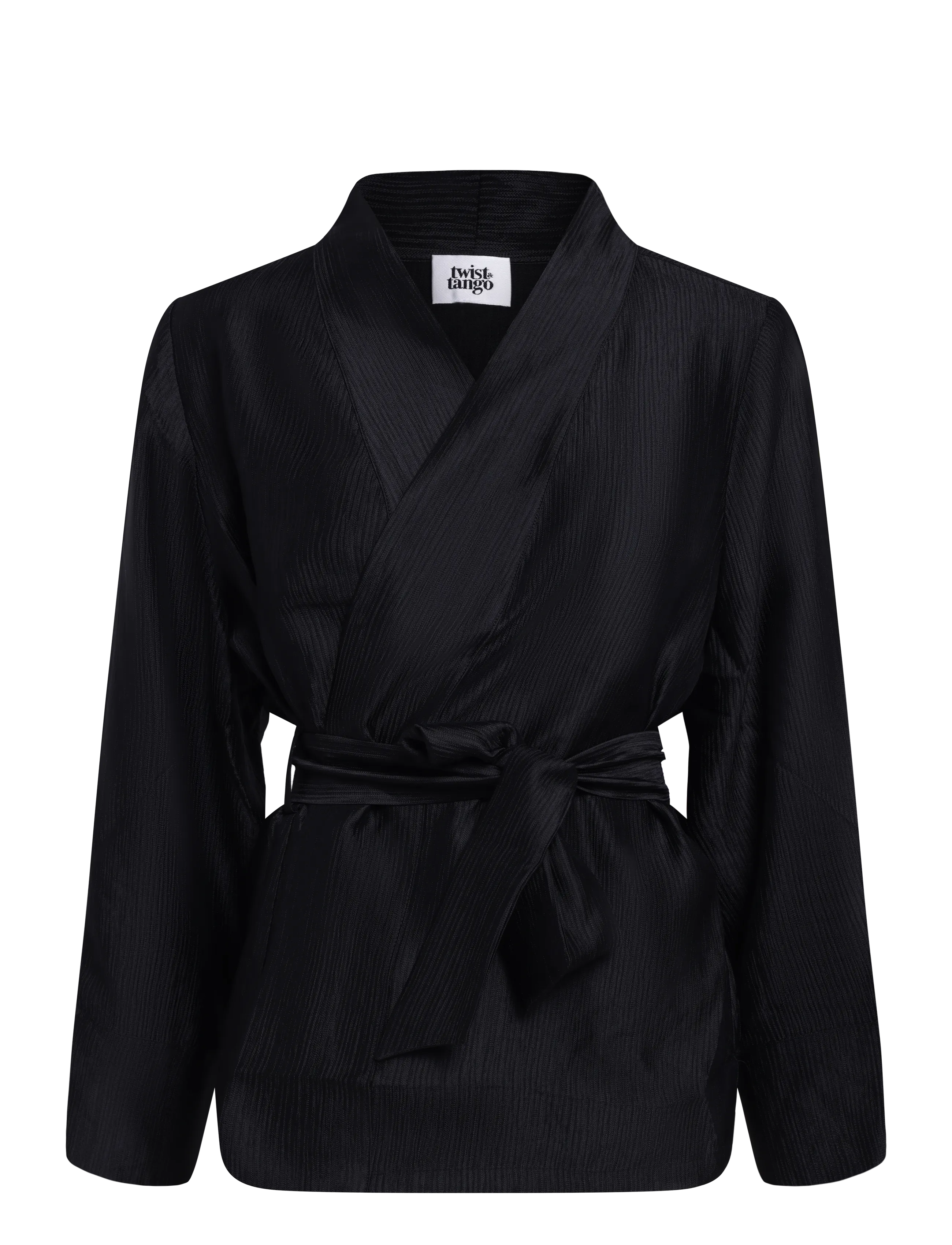 Twist & Tango Anwen Blouse - Langermede bluser - BLACK / black