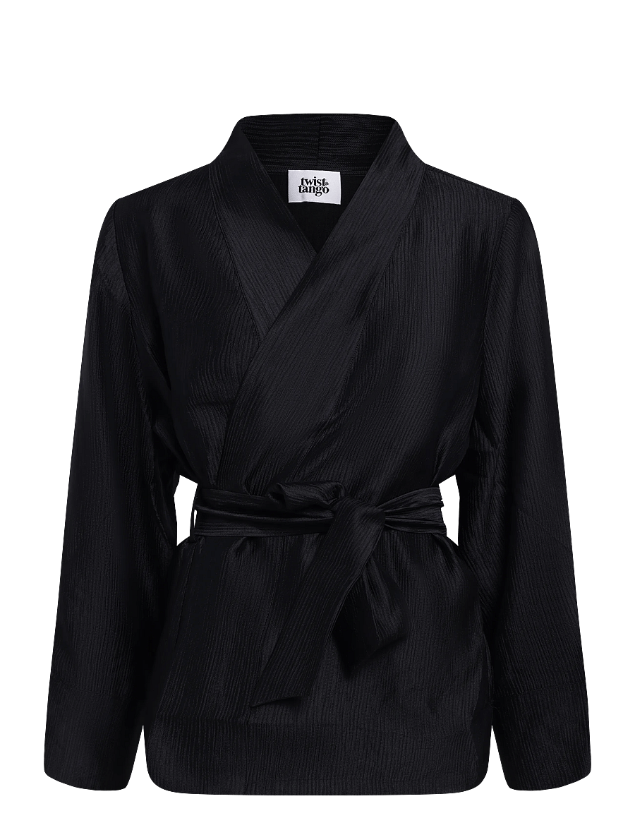 Twist & Tango - Anwen Blouse - langärmelige blusen - black - 0