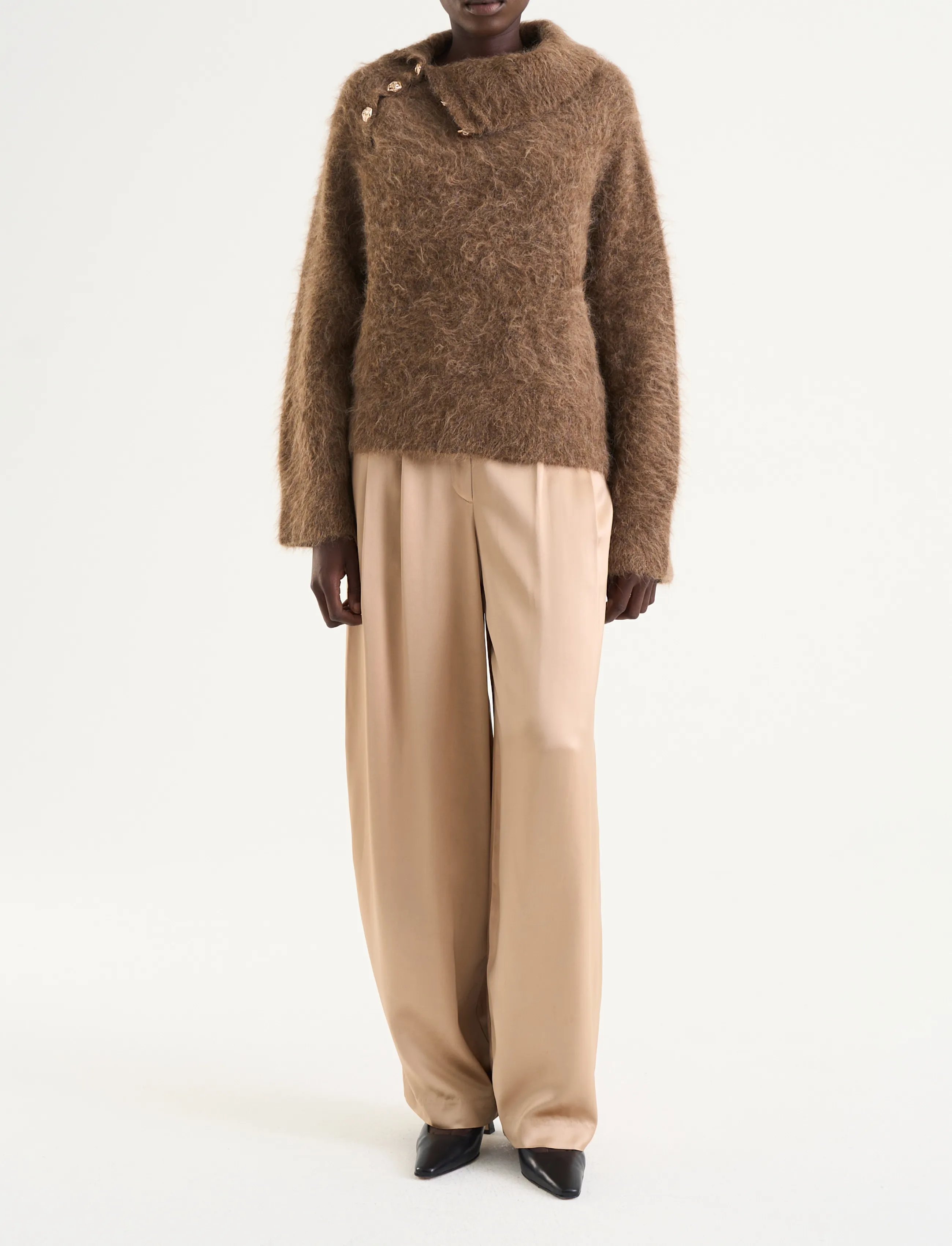 Twist & Tango Juniper Knitted Sweater - Twist & Tango - TOFFEE / brown