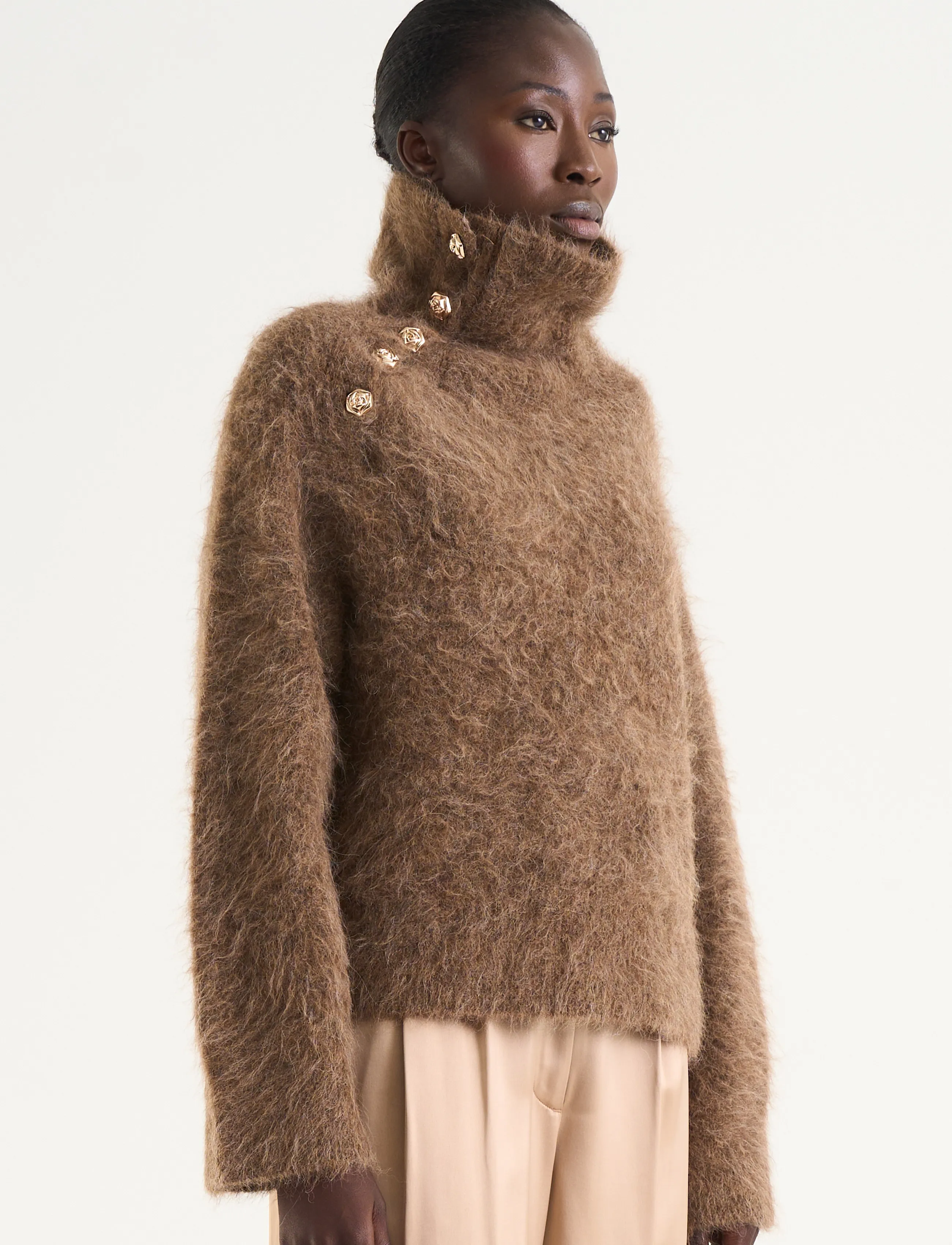 Twist & Tango - Juniper Knitted Sweater - kampsunid - toffee - 3