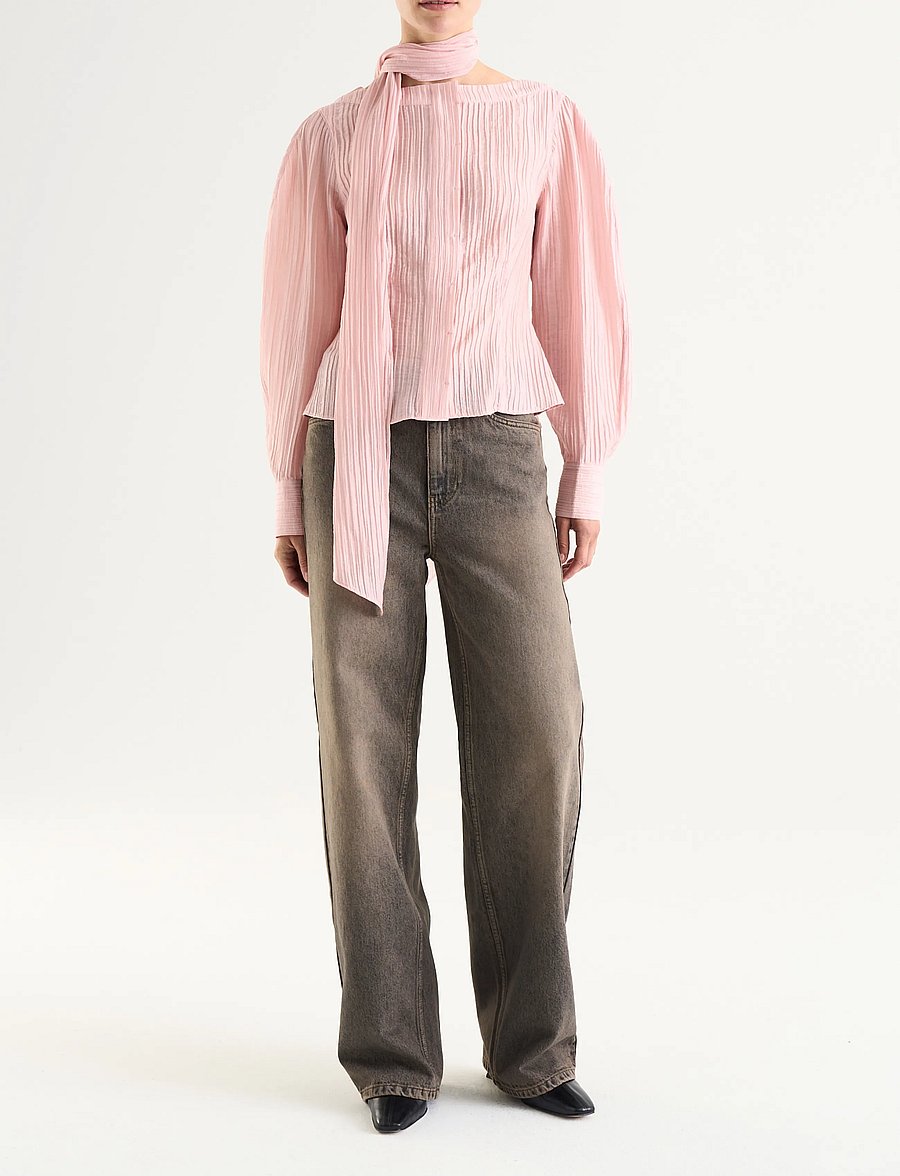 Twist & Tango - Nalani Blouse - langærmede bluser - rosiness - 0