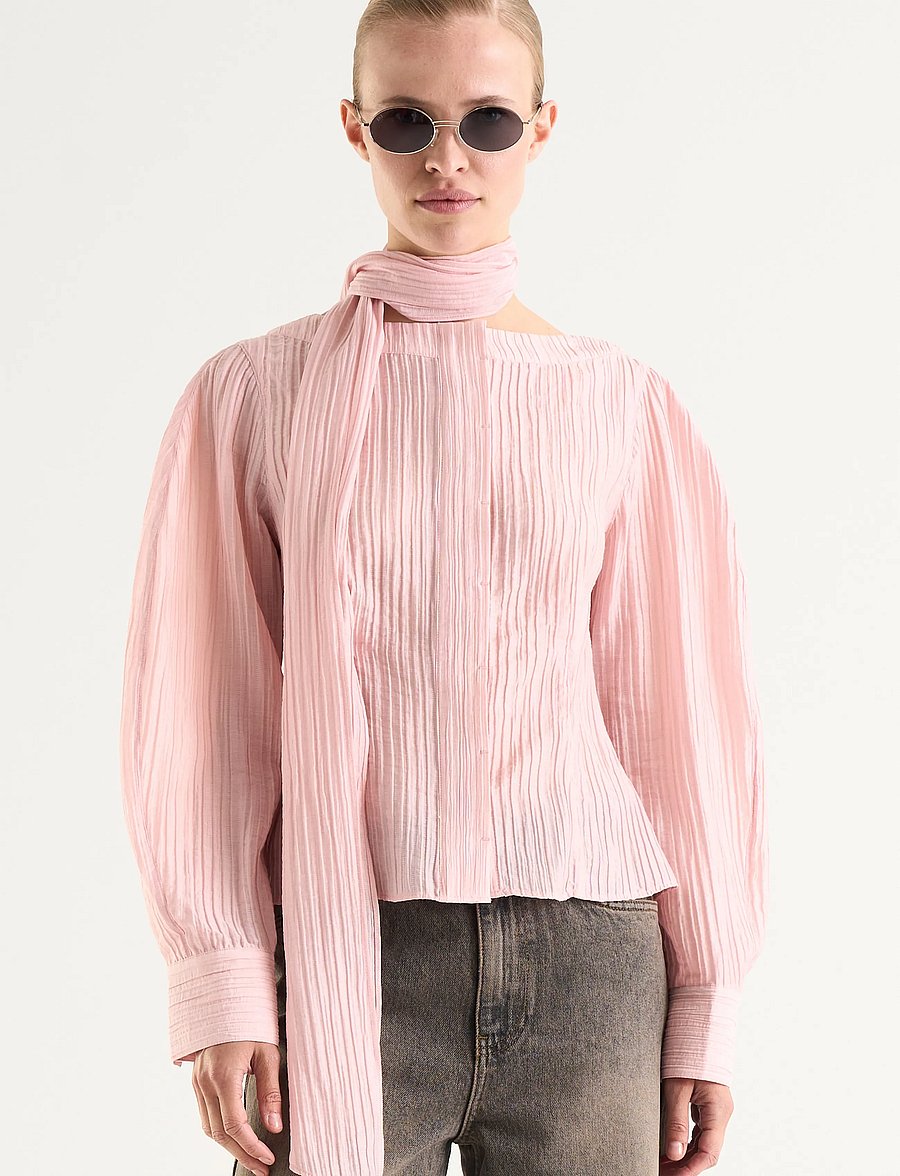 Twist & Tango - Nalani Blouse - langærmede bluser - rosiness - 3