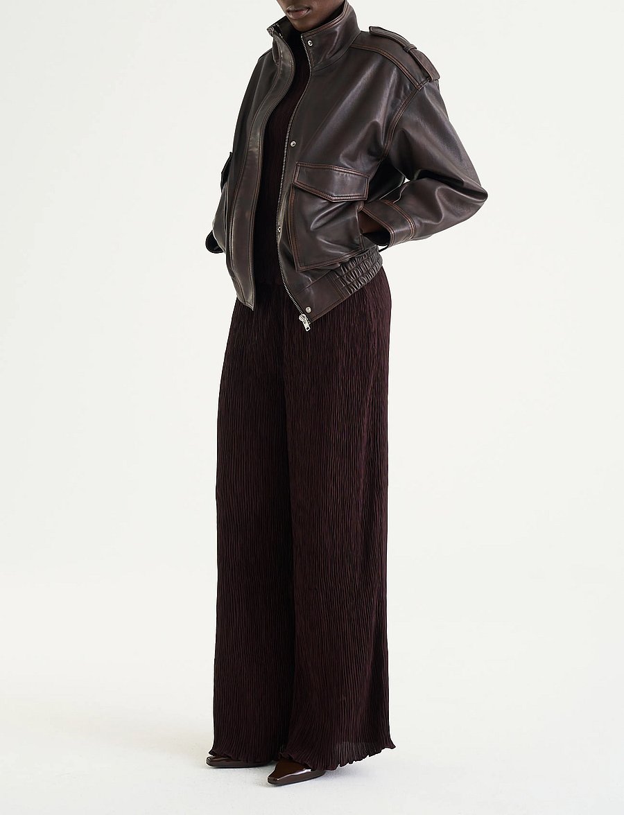 Twist & Tango - Hailey Trousers - bukser med brede ben - chocolate plum - 3