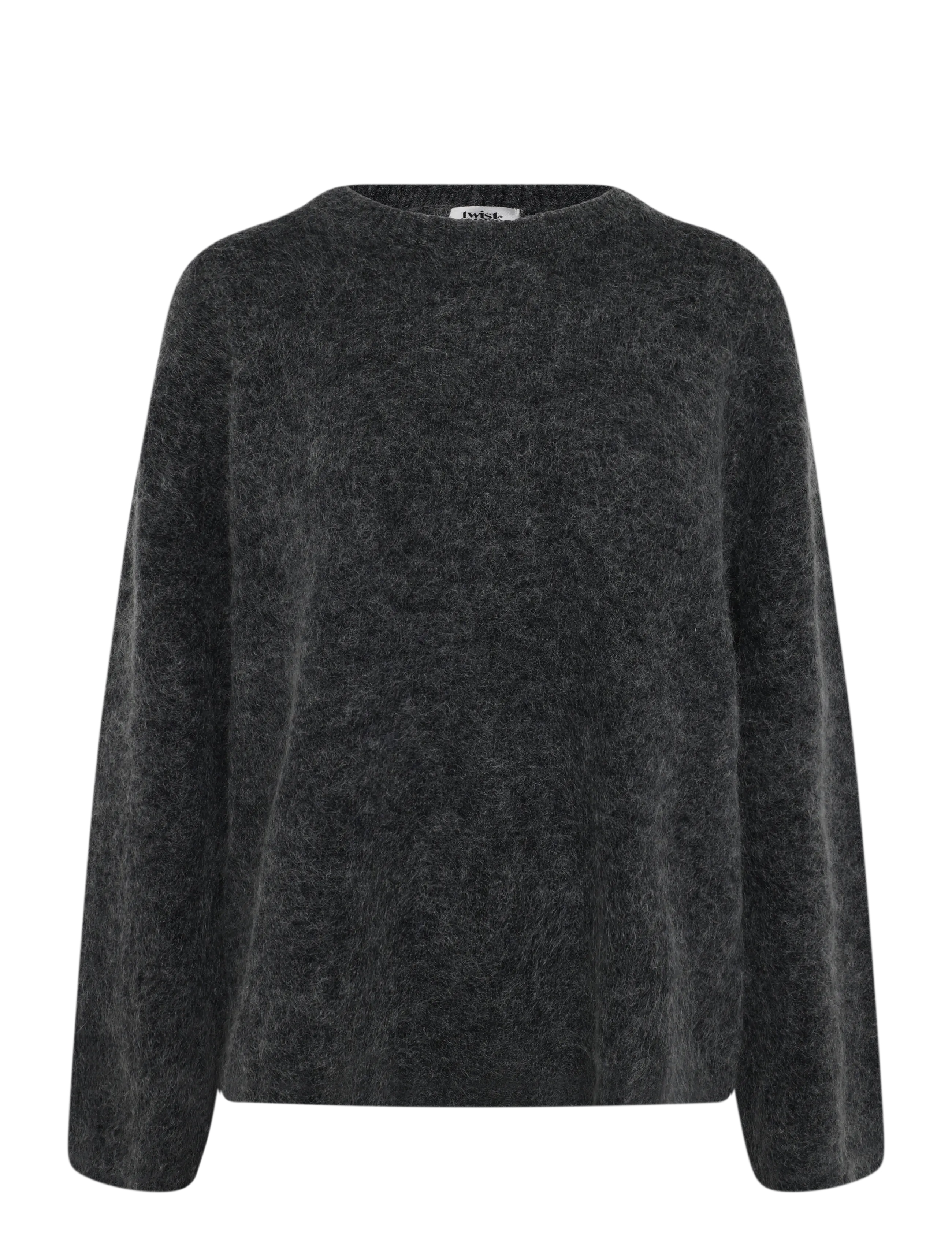 Twist & Tango - Mireya Knitted Sweater - kampsunid - dk grey mÉlange - 1