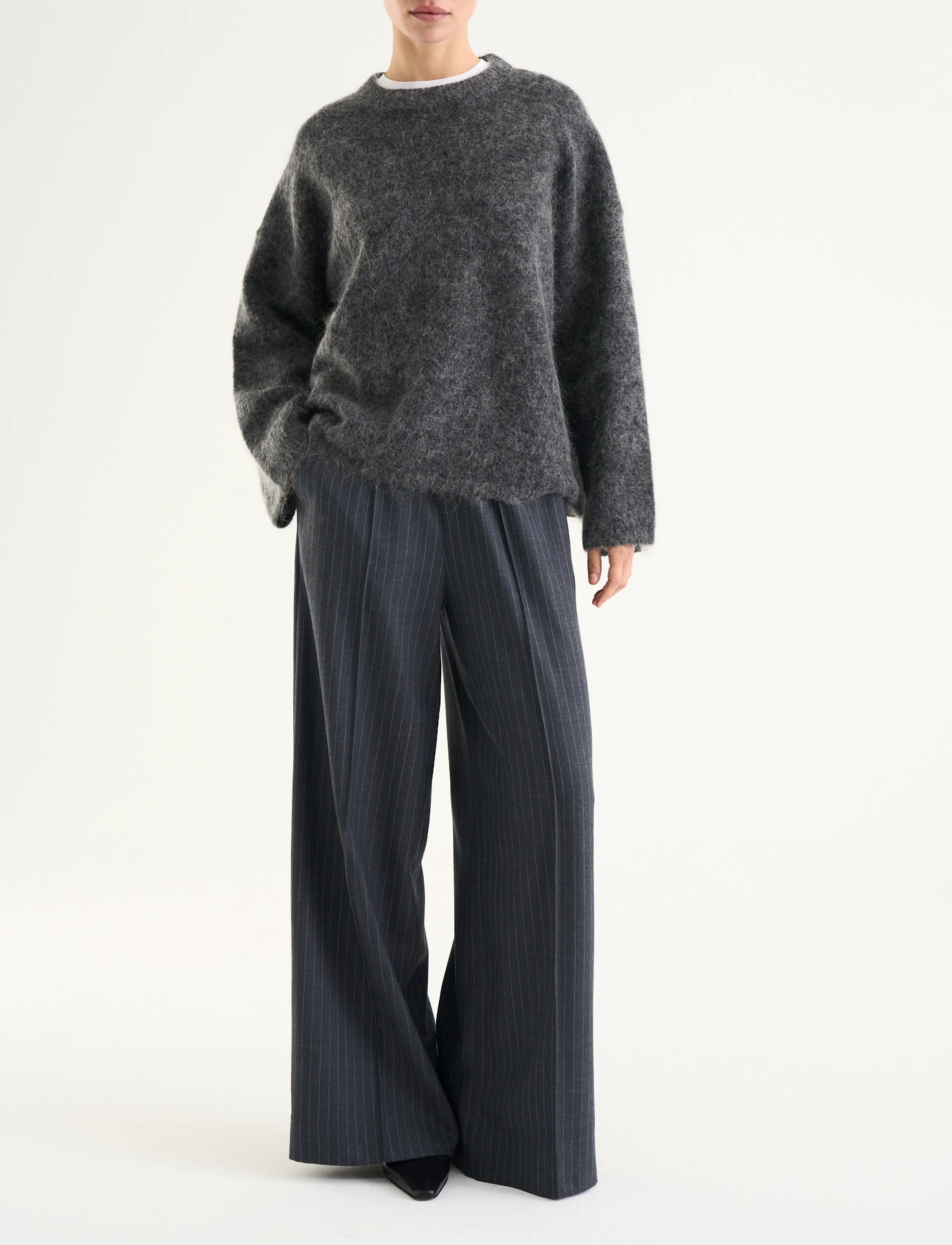Twist & Tango Mireya Knitted Sweater - Twist & Tango - DK GREY MÉLANGE / grey