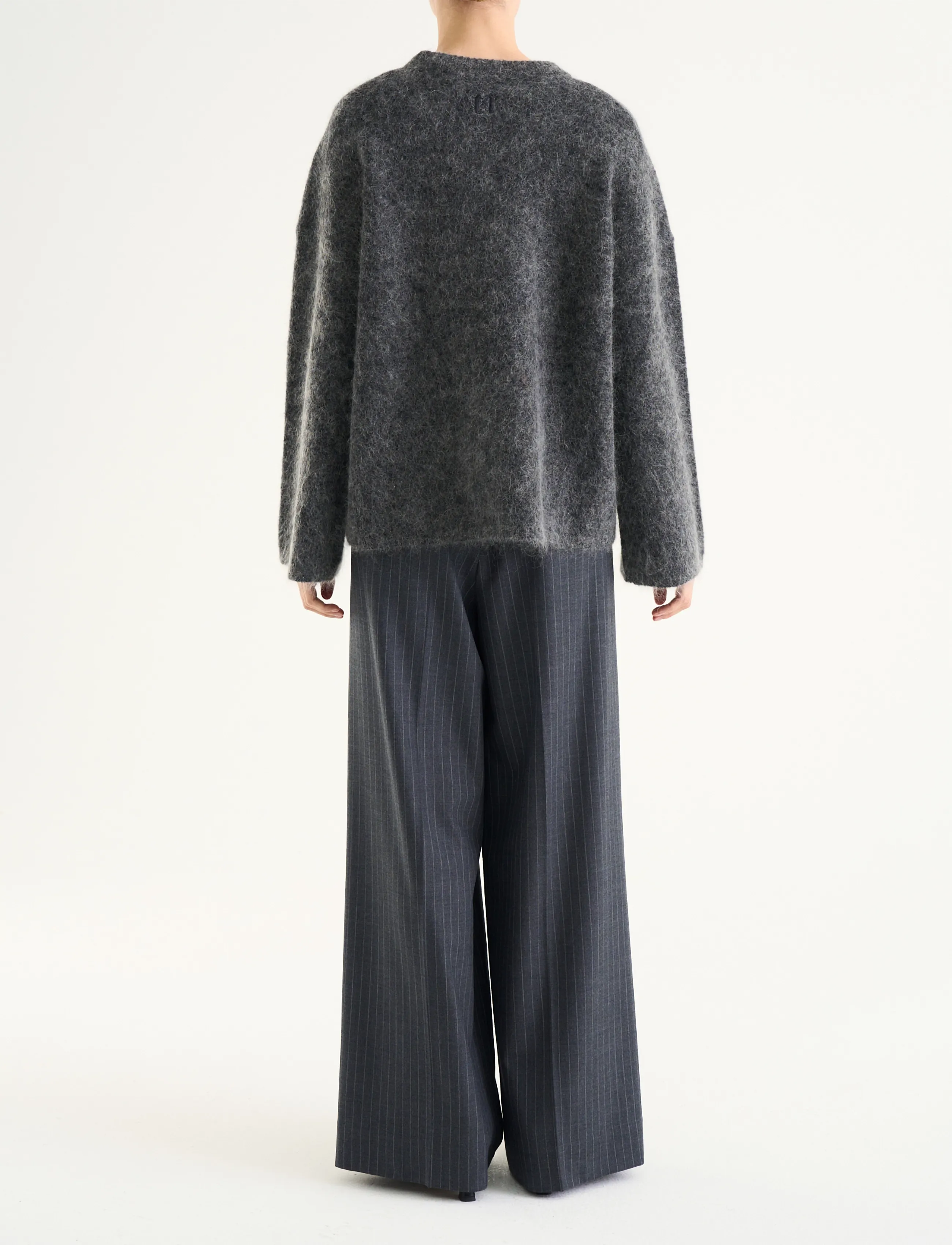 Twist & Tango - Mireya Knitted Sweater - kampsunid - dk grey mÉlange - 4