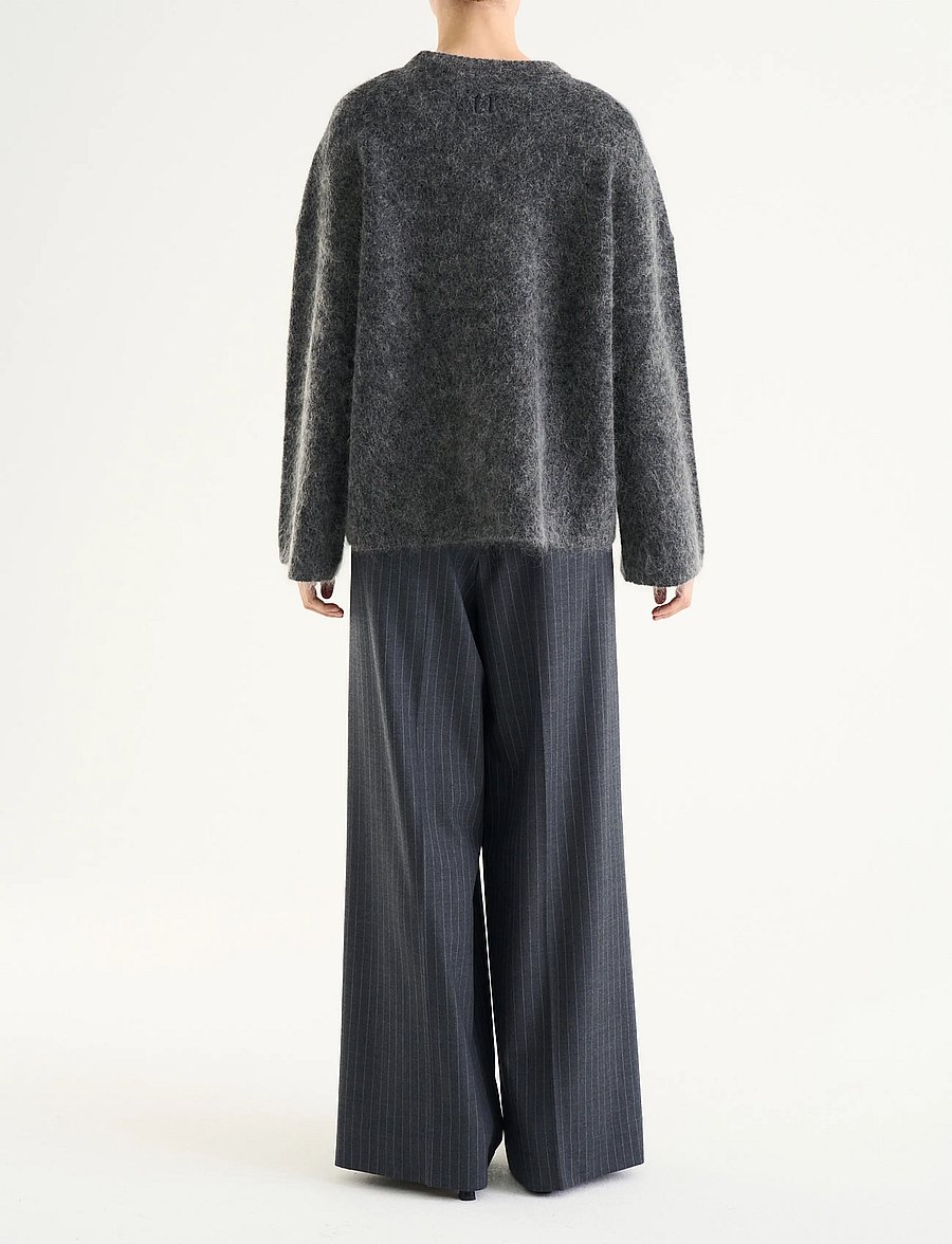 Twist & Tango - Mireya Knitted Sweater - kampsunid - dk grey mÉlange - 4