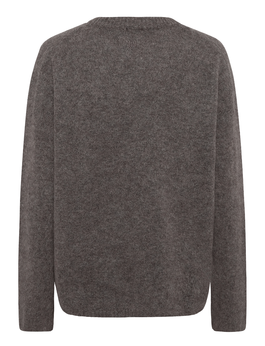Twist & Tango - Mireya Knitted Sweater - stickade tröjor - dk taupe - 2