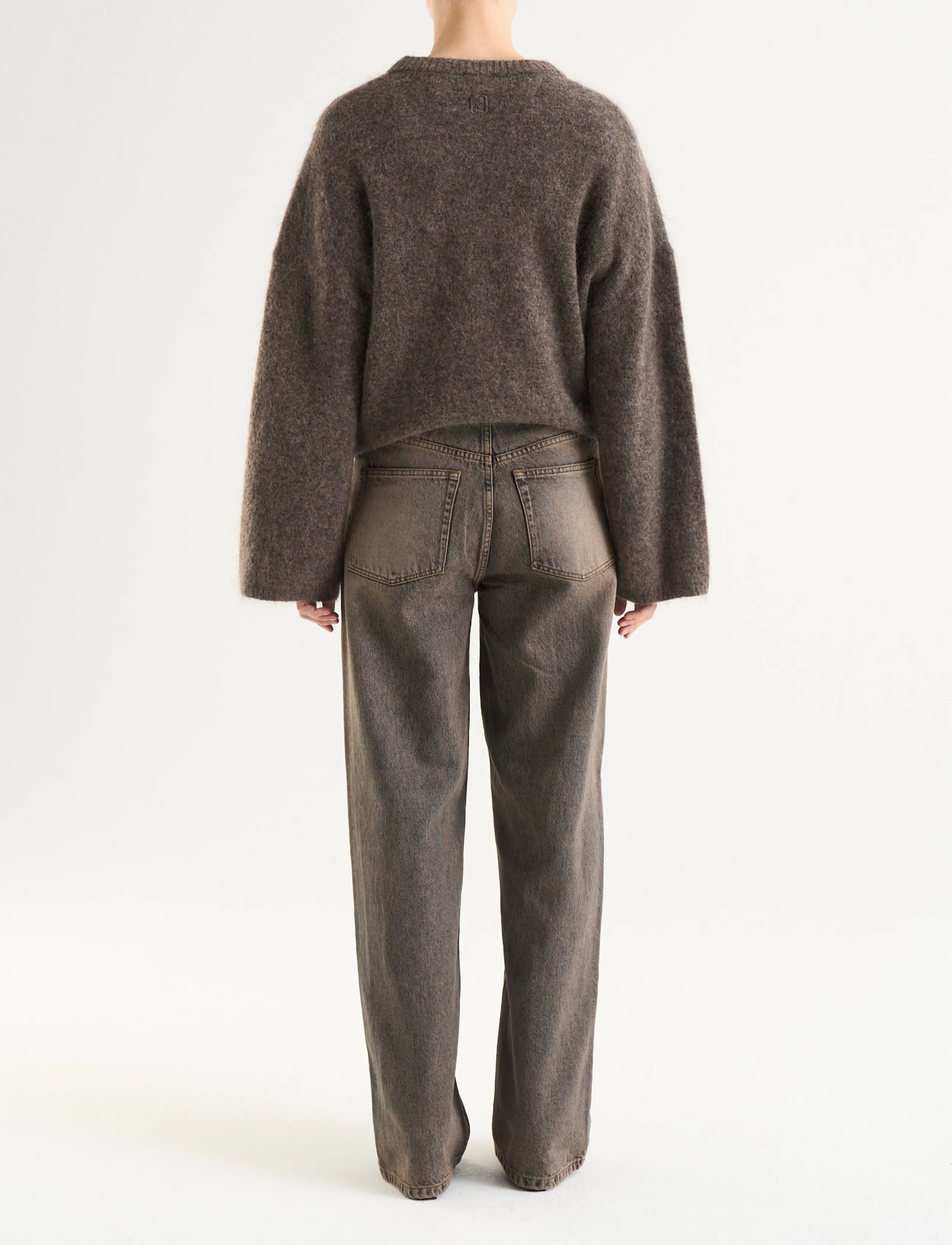 Twist & Tango - Mireya Knitted Sweater - stickade tröjor - dk taupe - 4