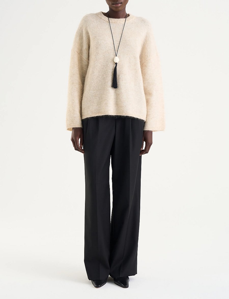 Twist & Tango - Mireya Knitted Sweater - kampsunid - lt beige - 0