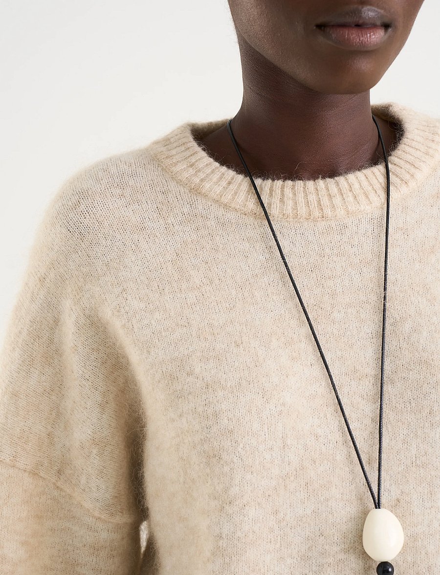 Twist & Tango - Mireya Knitted Sweater - kampsunid - lt beige - 3