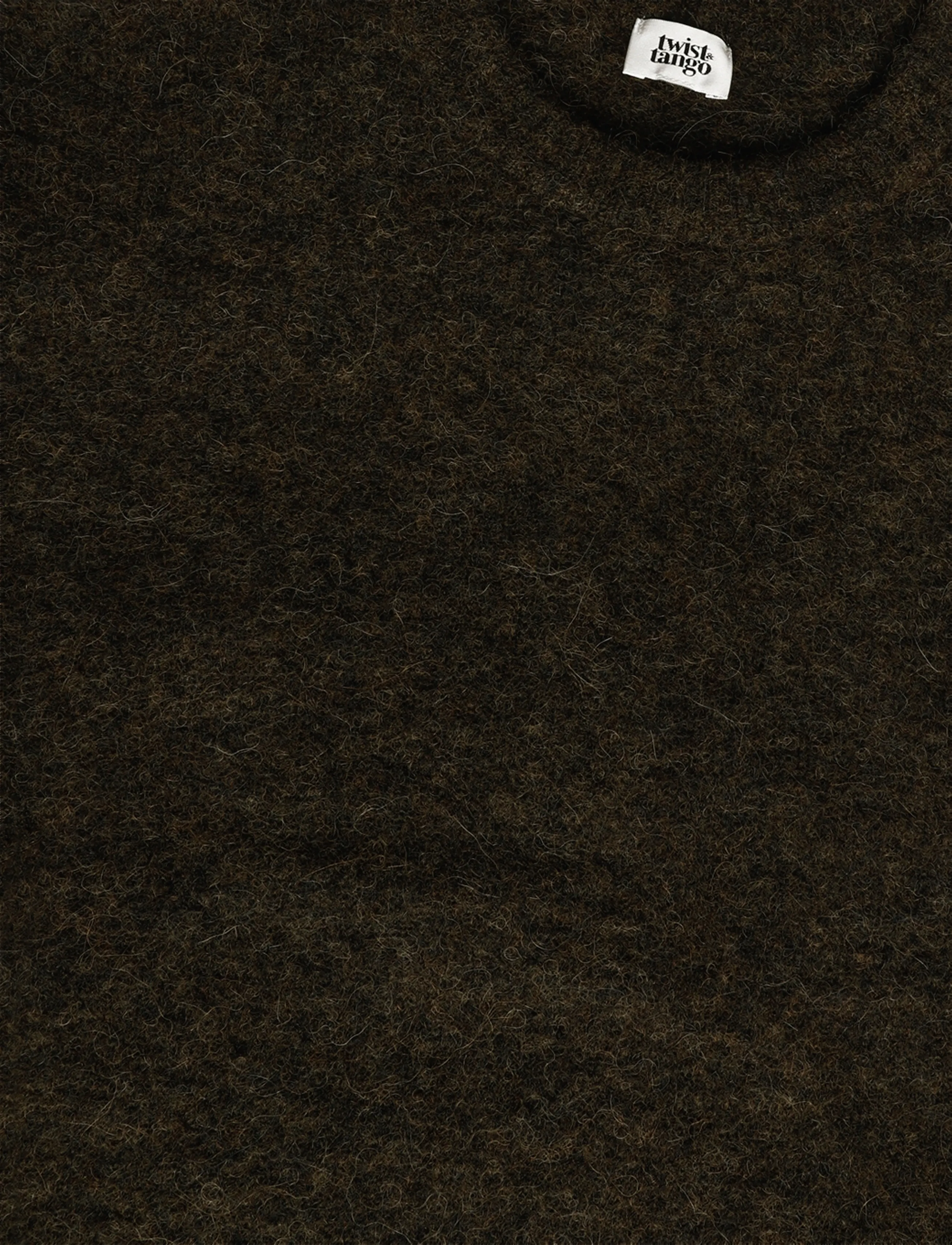 Twist & Tango - Madina Short Sleeve Knit - striktrøjer - dk olive - 5