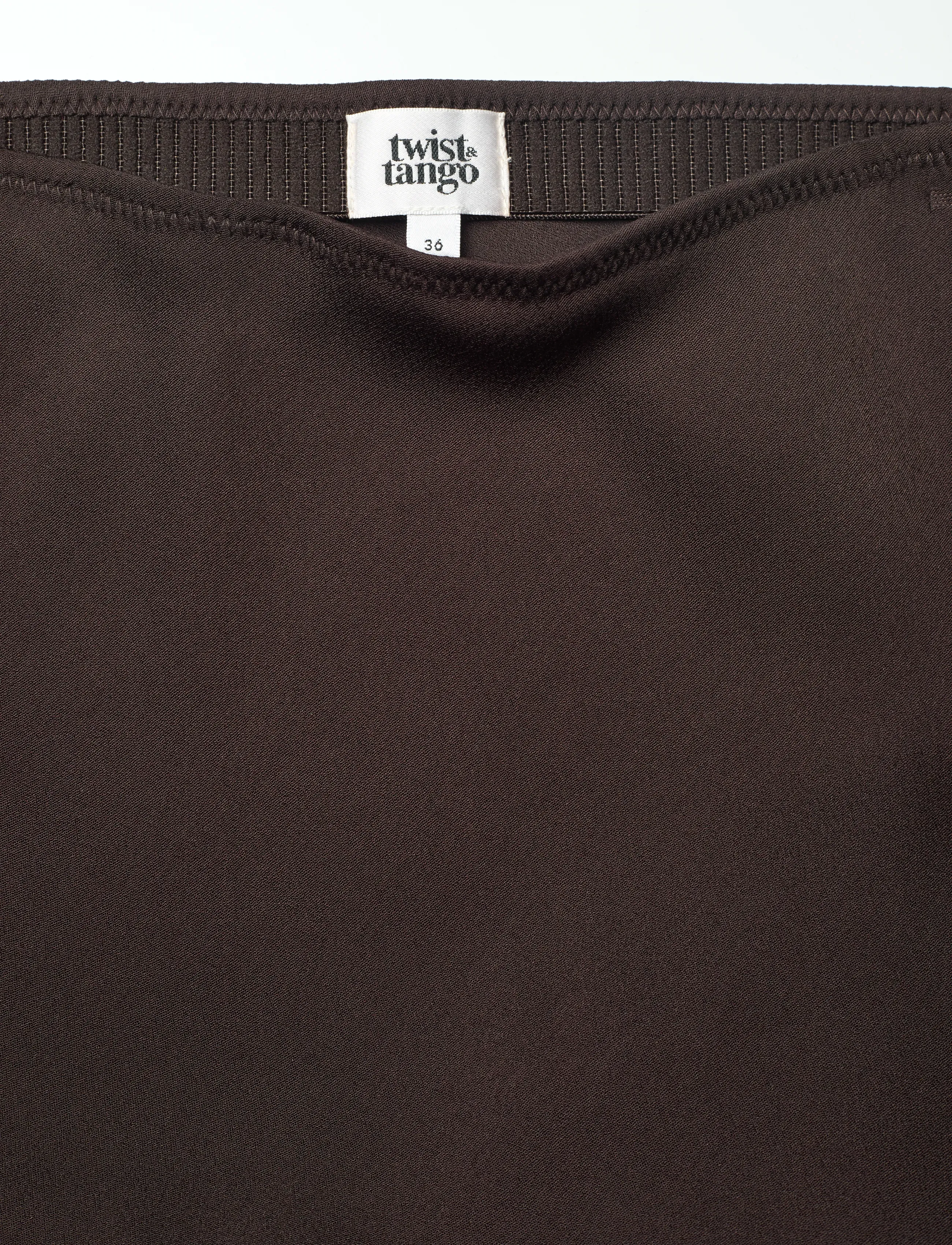 Twist & Tango - Tyne Satin Skirt - satijnen rokken - mocha brown - 2