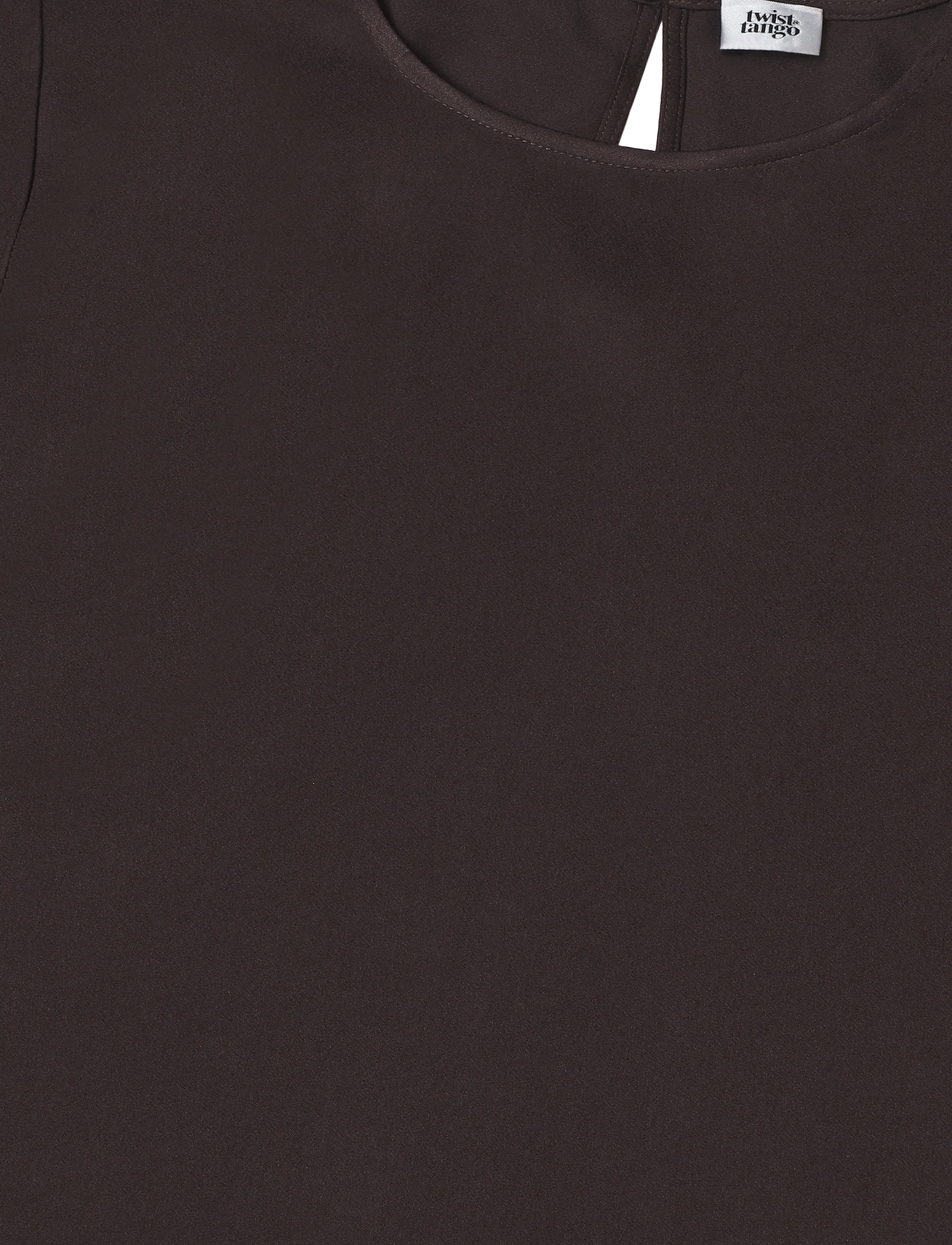 Twist & Tango - Leonie Satin Tee - mocha brown - 5