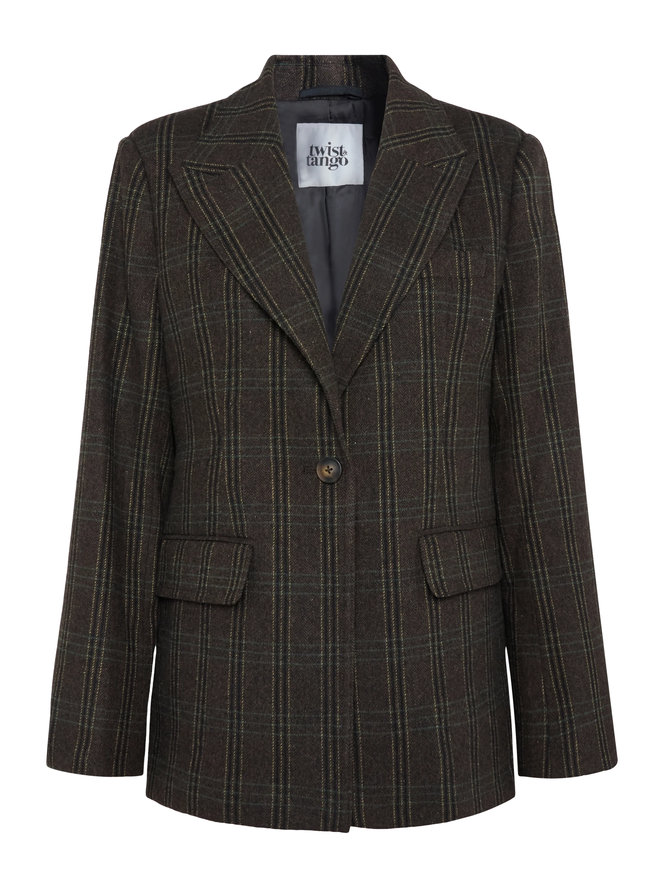 Twist & Tango Adira Blazer - Erilised sündmused - BROWN CHECK / brown