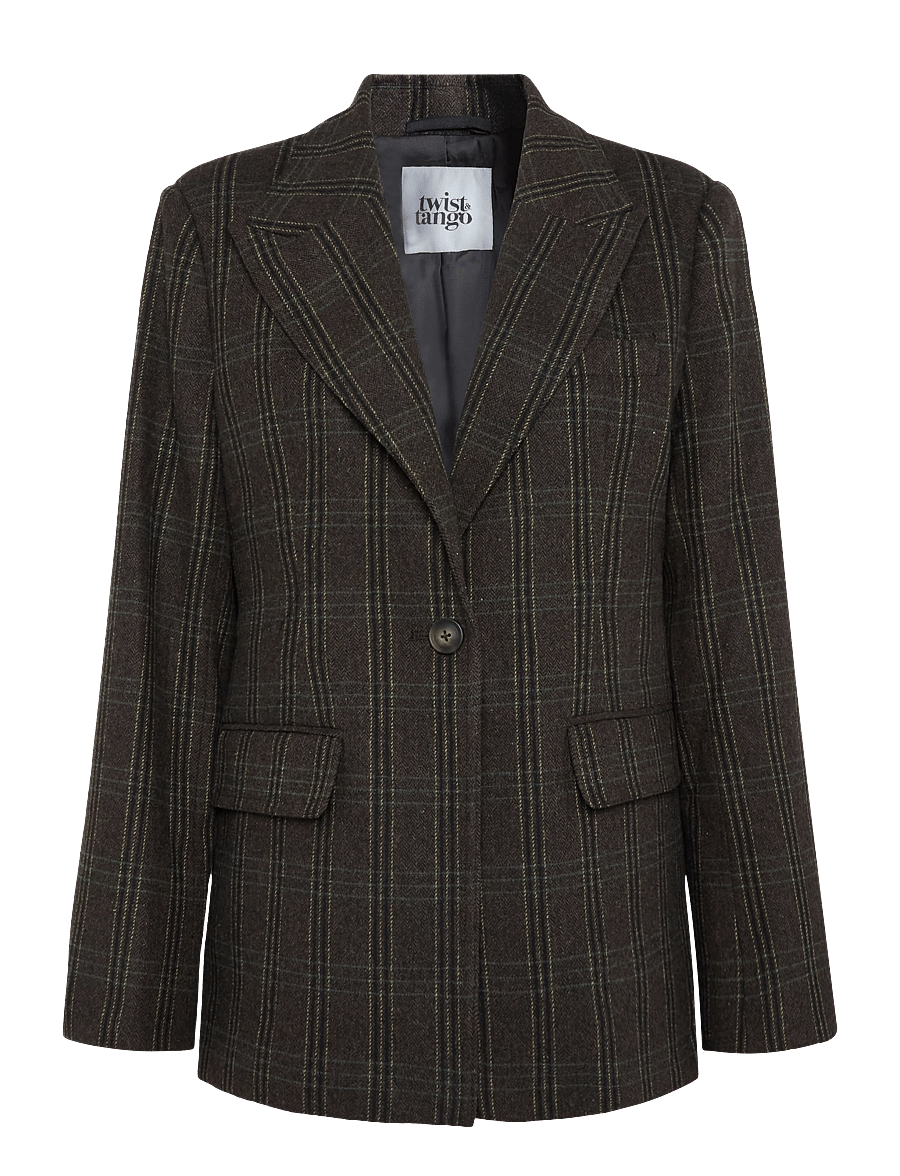 Twist & Tango - Adira Blazer - Üherealised pintsakud - brown check - 0