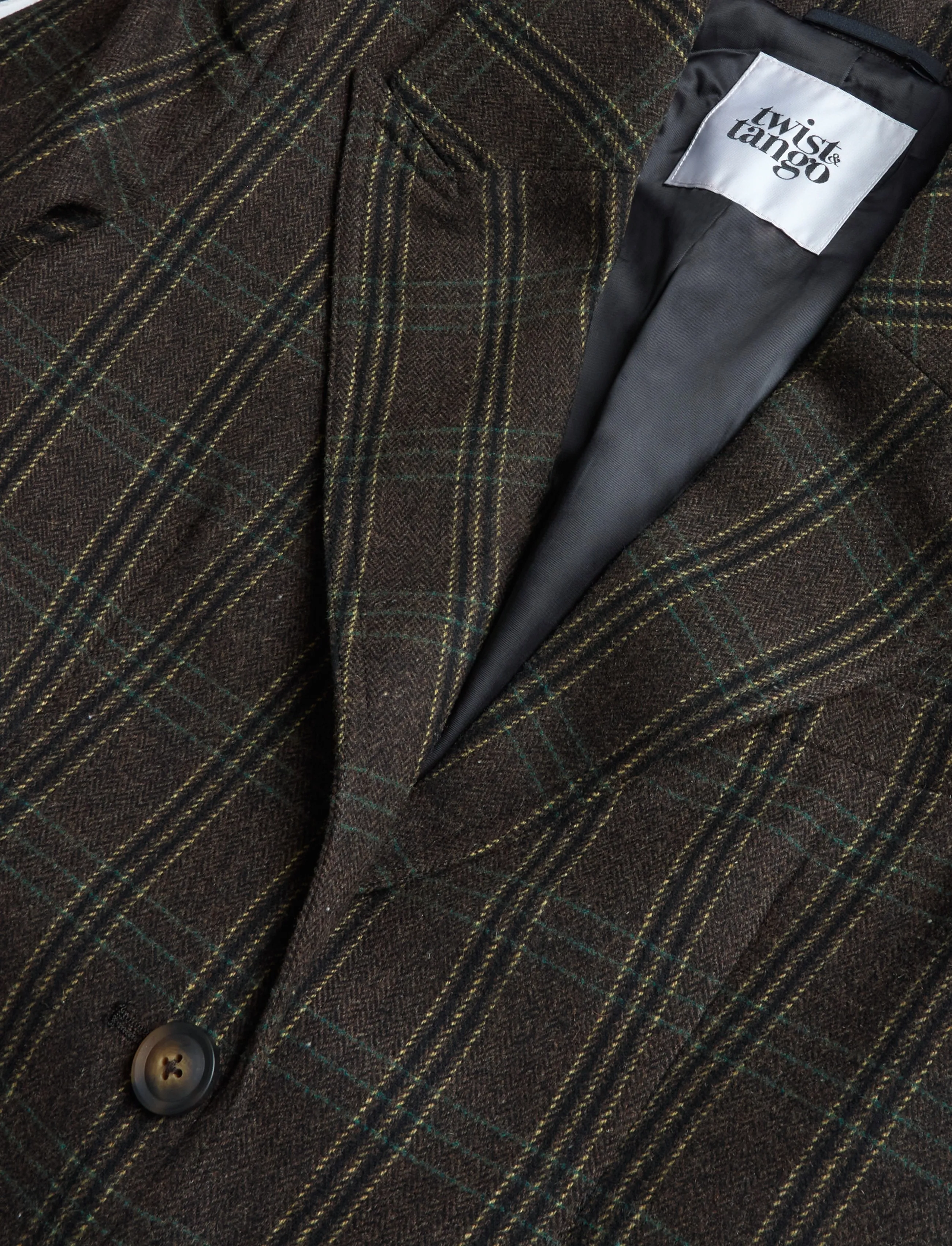 Twist & Tango - Adira Blazer - Üherealised pintsakud - brown check - 3