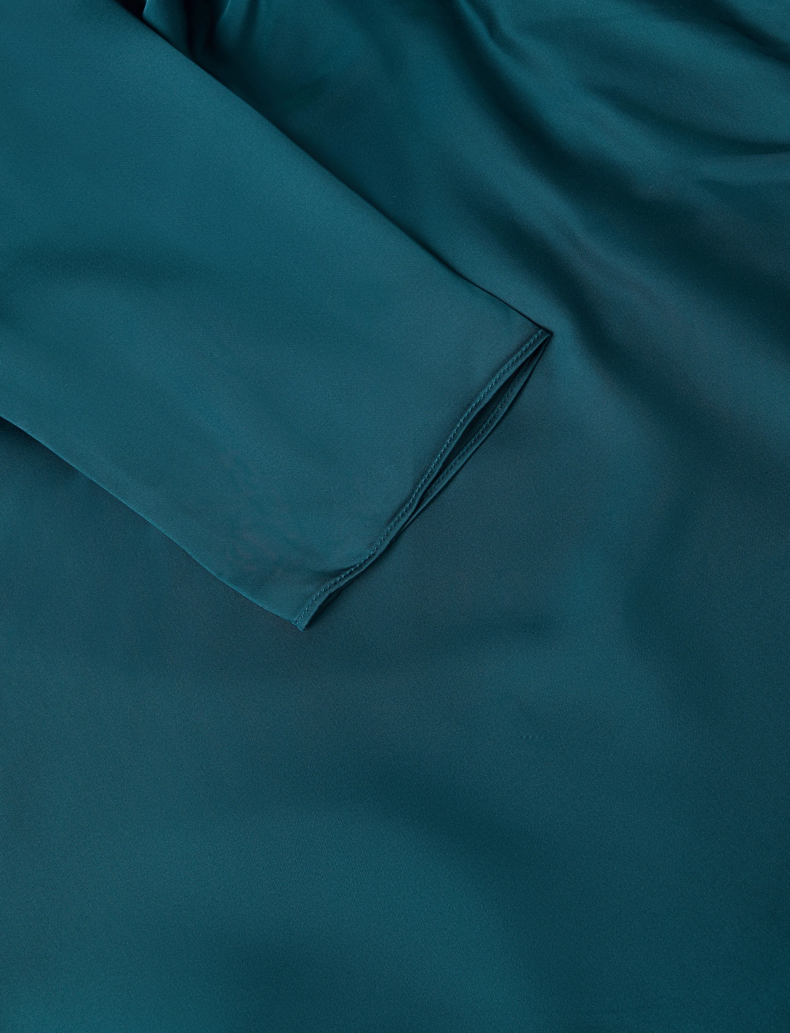Twist & Tango - Victoria Satin Blouse - pikkade varrukatega pluusid - deep teal - 5