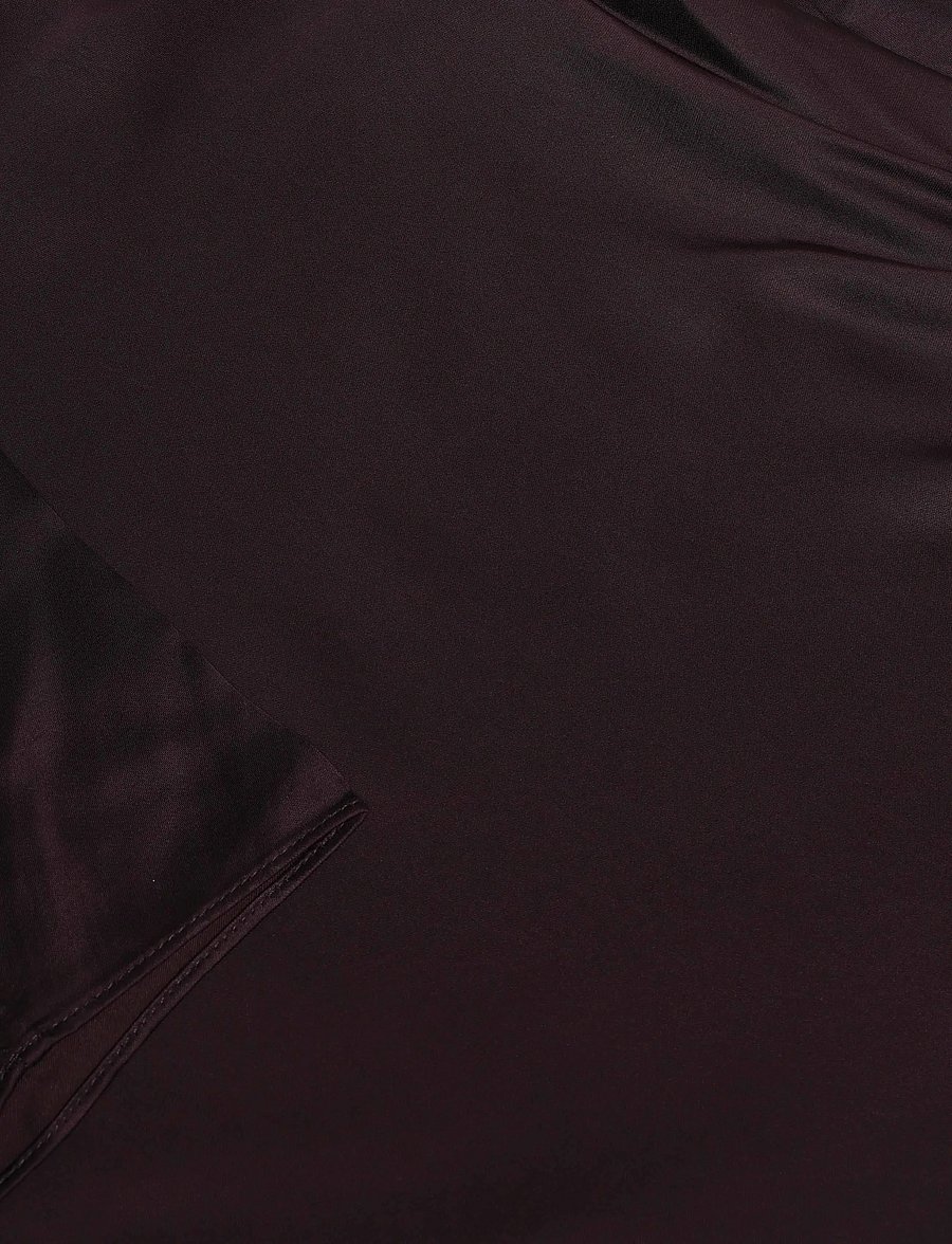 Twist & Tango - Victoria Satin Blouse - langærmede bluser - mocha brown - 5
