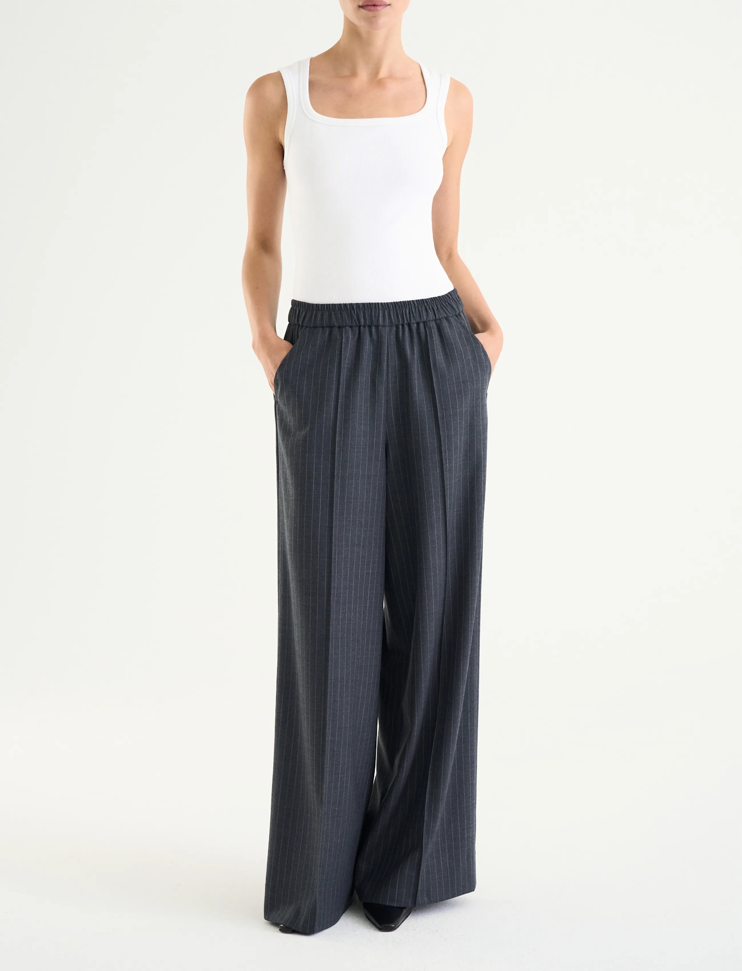 Twist & Tango Linn Trousers - Popular brands - GREY PINSTRIPE / grey