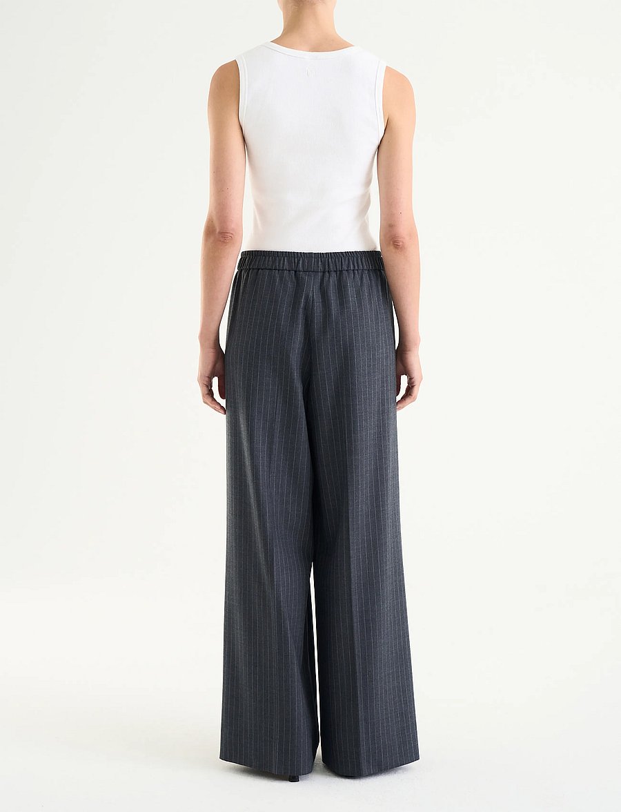 Twist & Tango - Linn Trousers - tailored trousers - grey pinstripe - 4