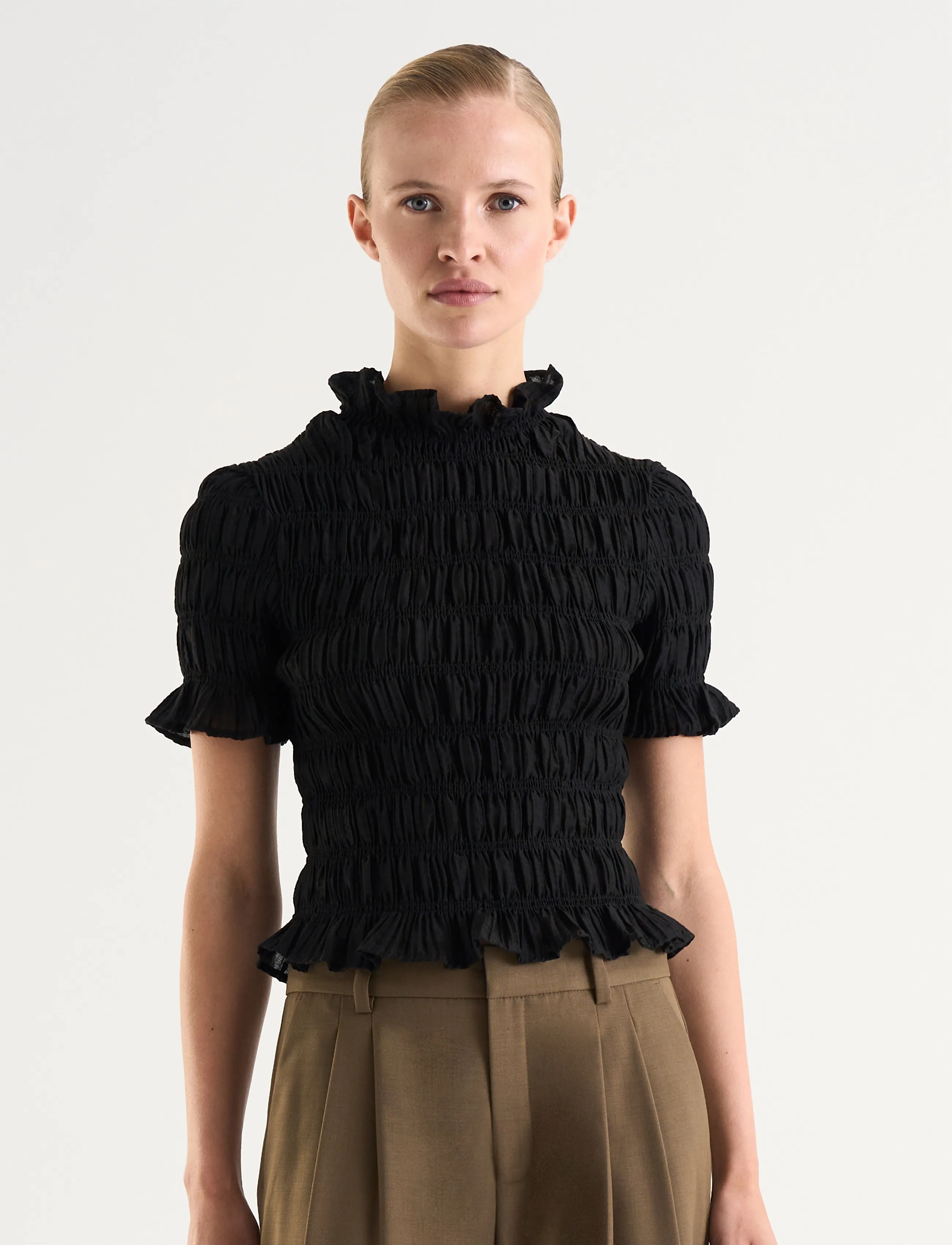 Twist & Tango - Myra Smocked Top - black - 3