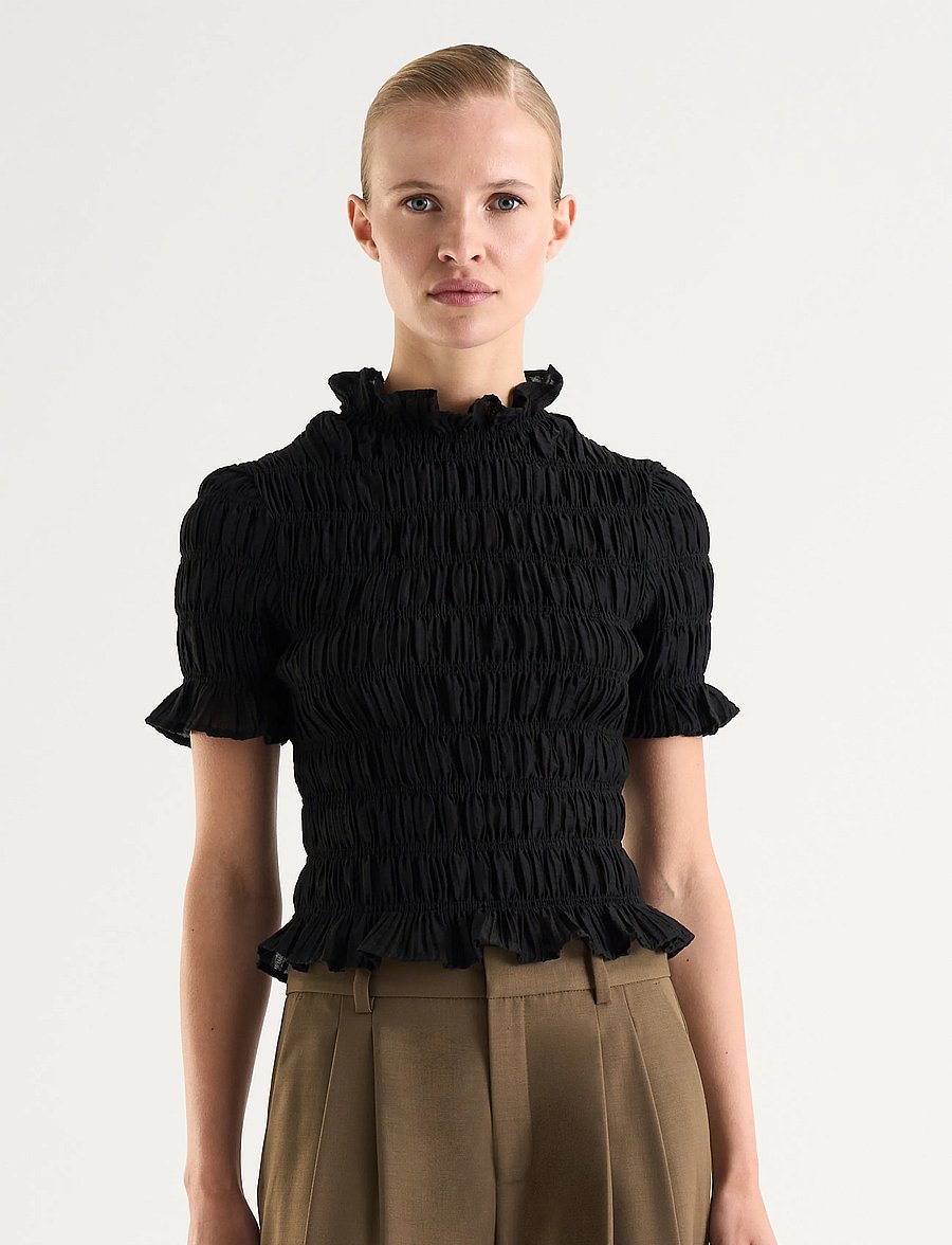 Twist & Tango - Myra Smocked Top - black - 3