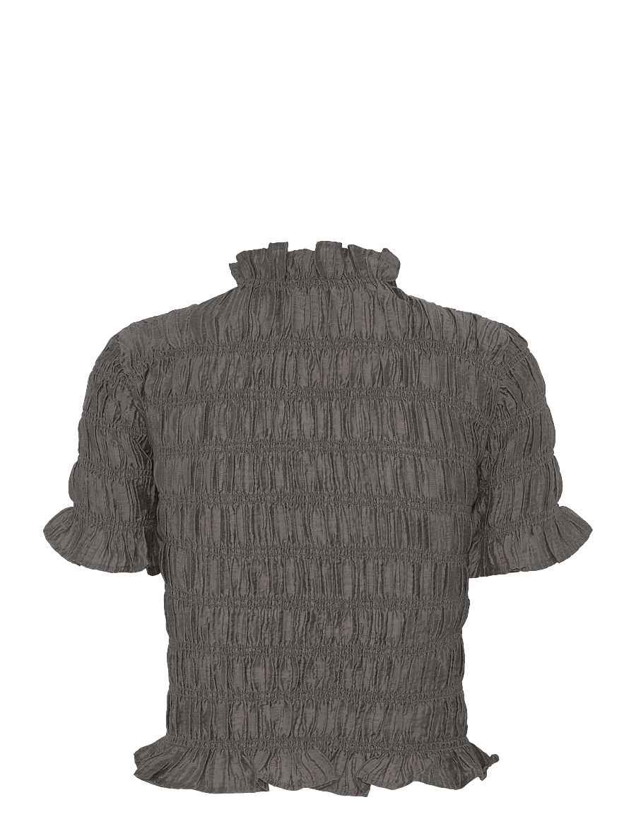 Twist & Tango - Myra Smocked Top - t-särgid - dk taupe - 2