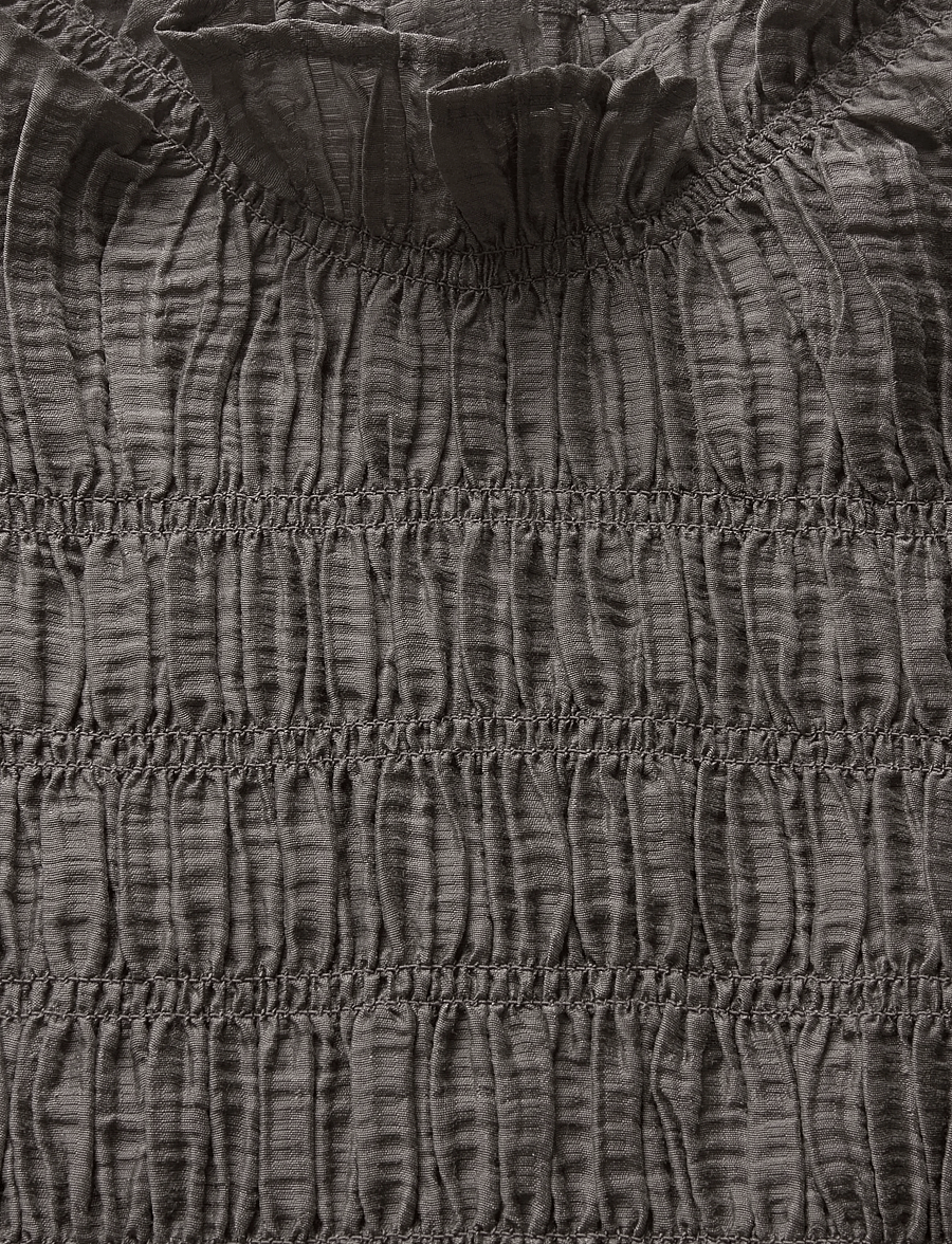 Twist & Tango - Myra Smocked Top - t-särgid - dk taupe - 5