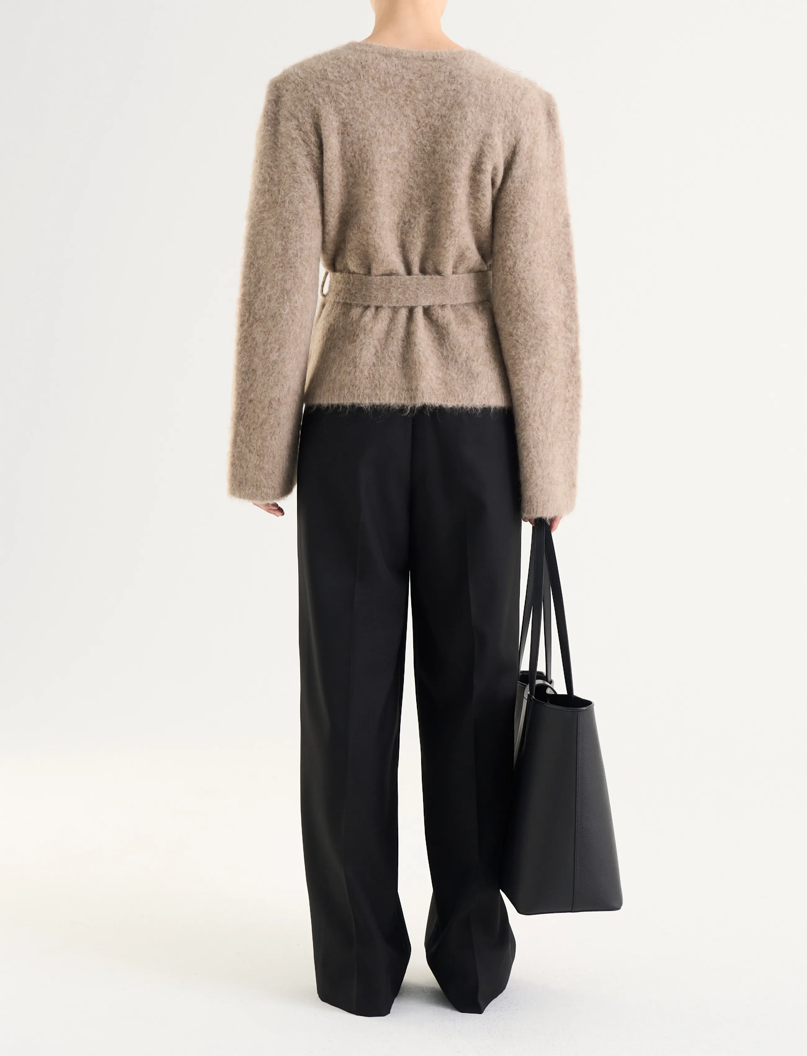 Twist & Tango - Olivia Knitted Cardigan - koftor - lt taupe - 4