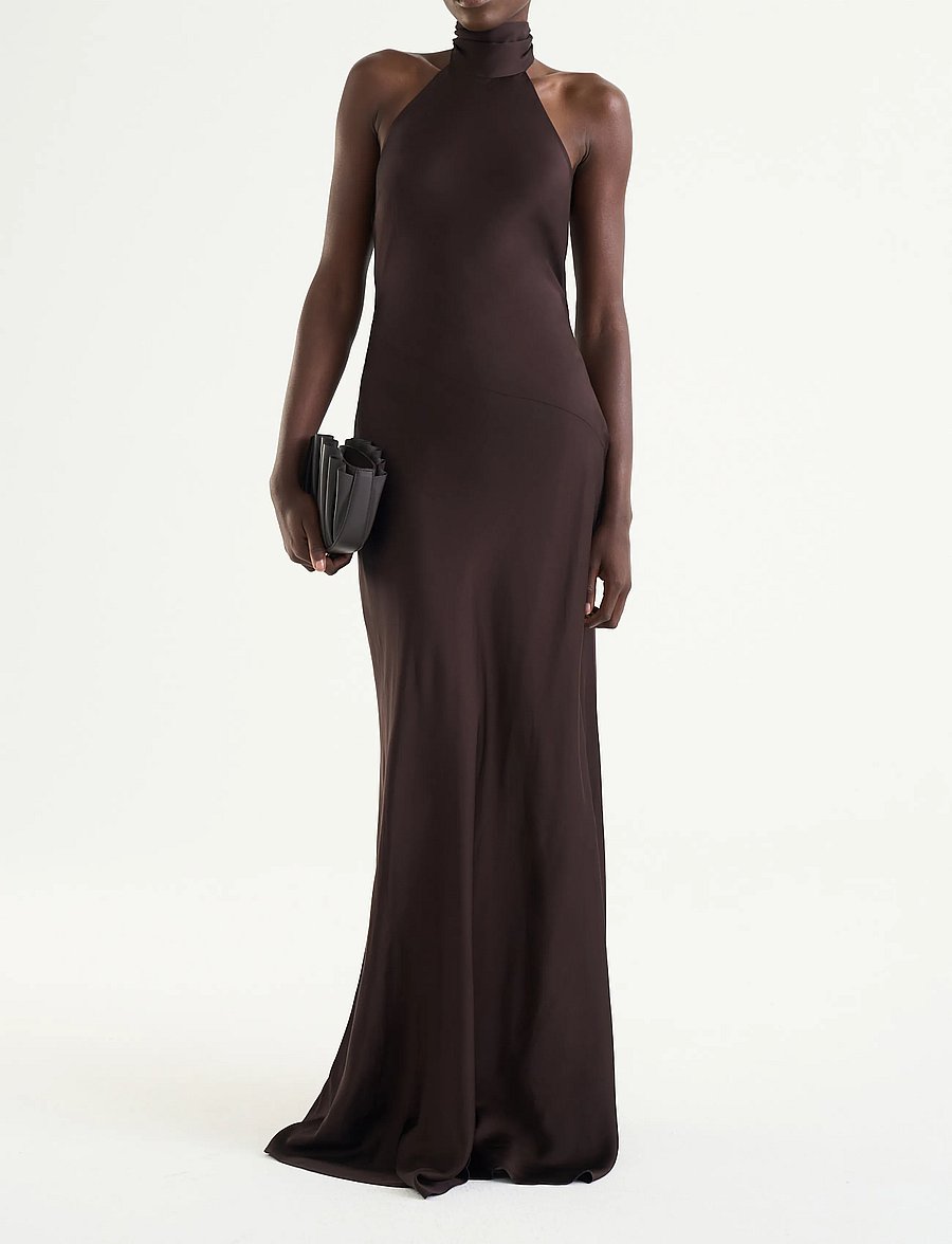 Twist & Tango - Anemone Dress - slipklänningar - mocha brown - 0