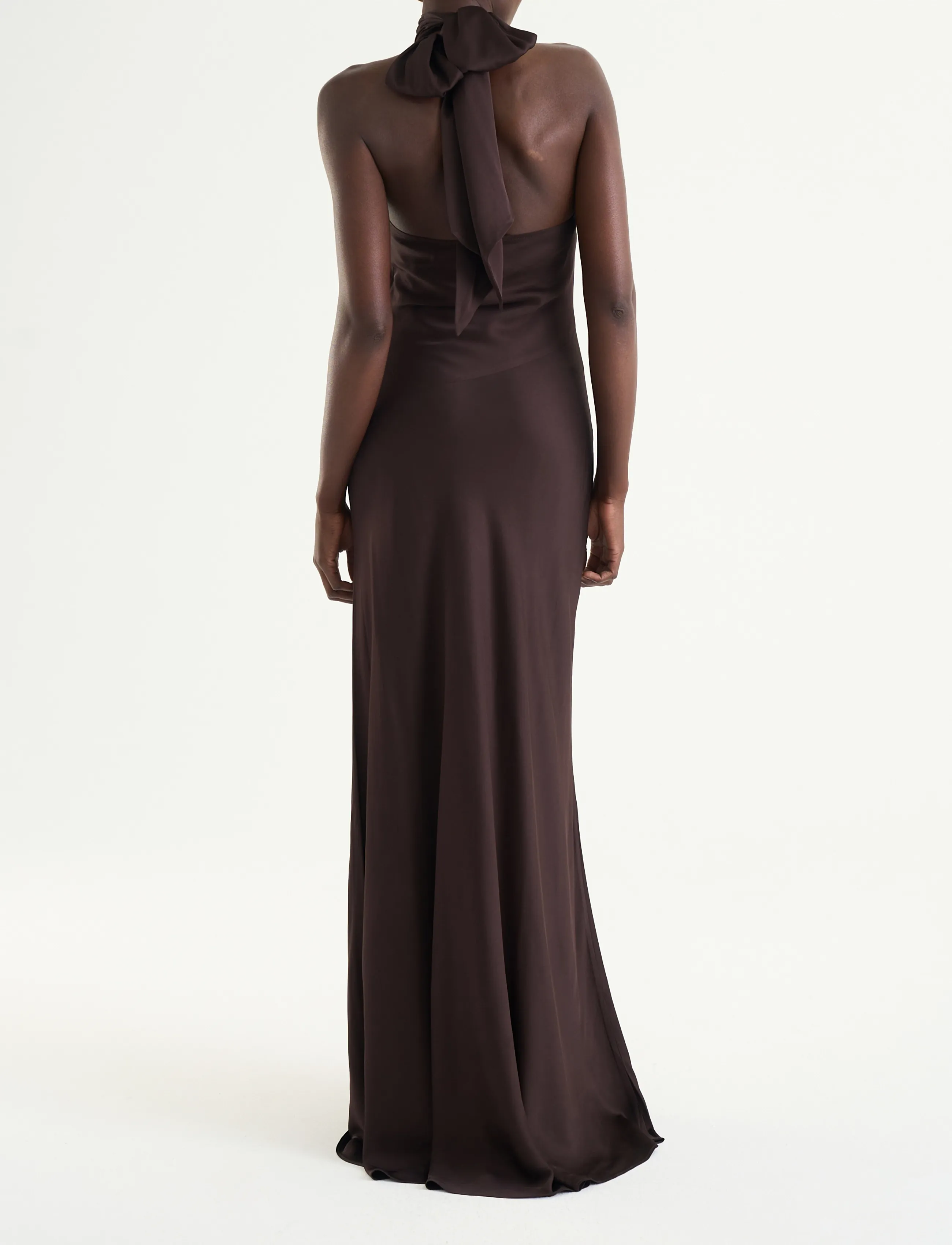 Twist & Tango - Anemone Dress - slip dresses - mocha brown - 4