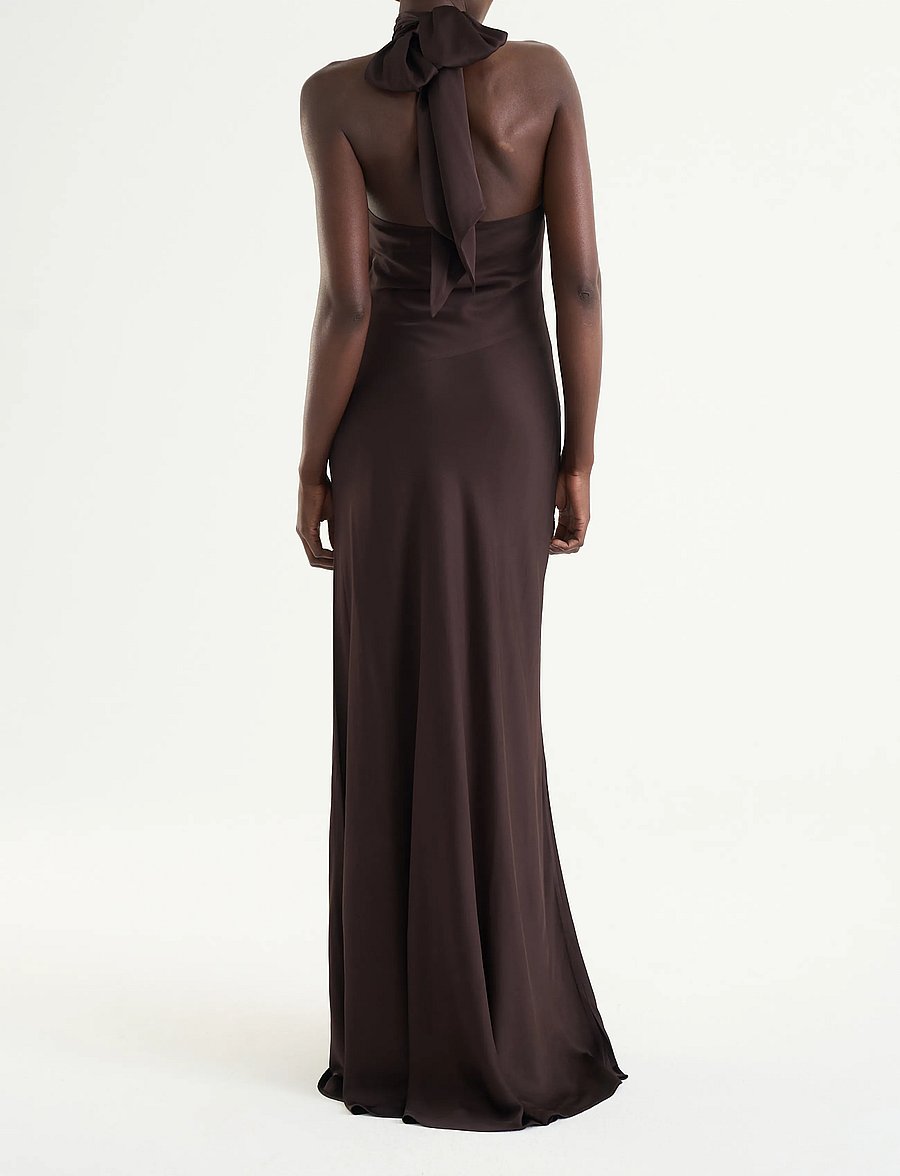 Twist & Tango - Anemone Dress - slipklänningar - mocha brown - 4