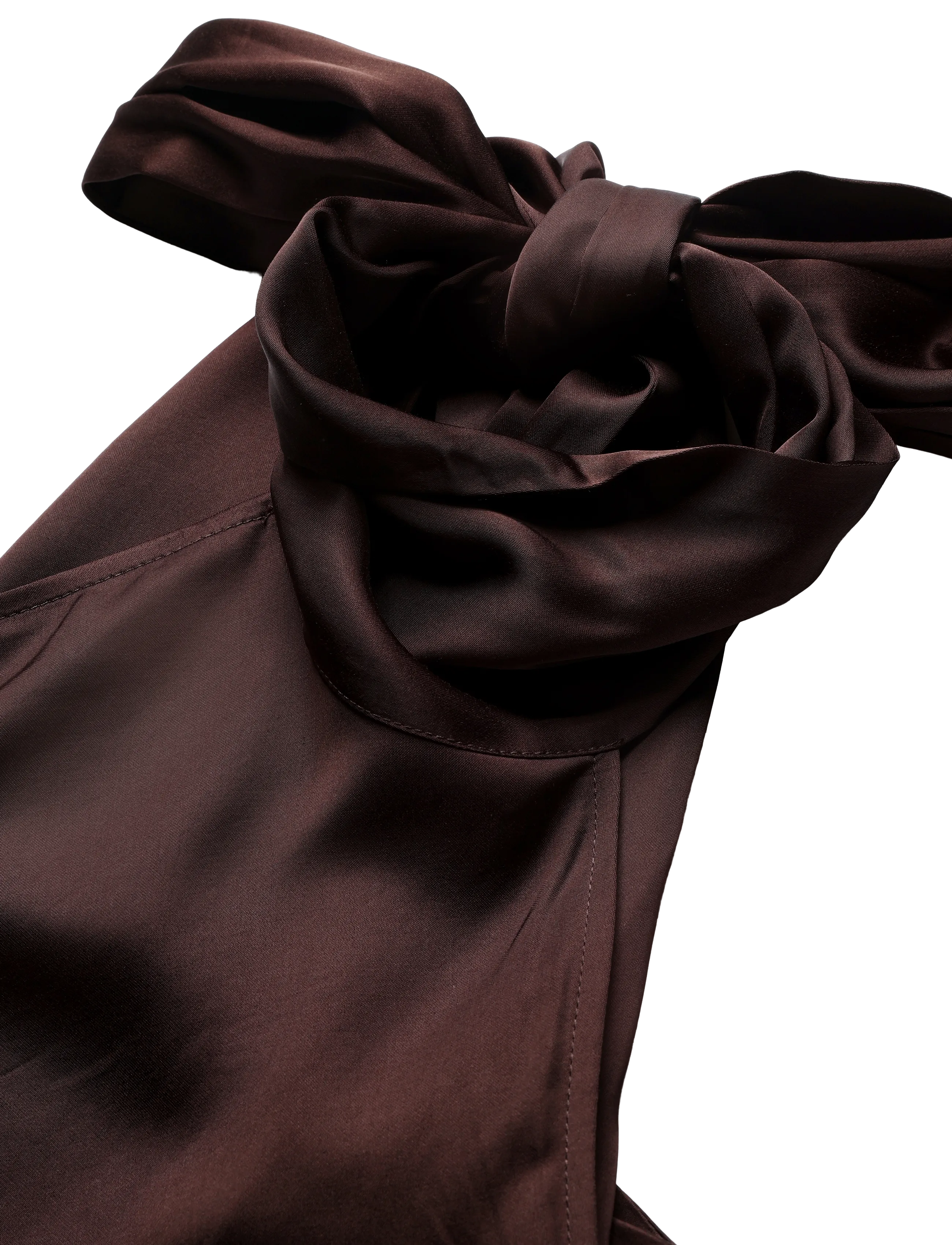 Twist & Tango - Anemone Dress - slip dresses - mocha brown - 5