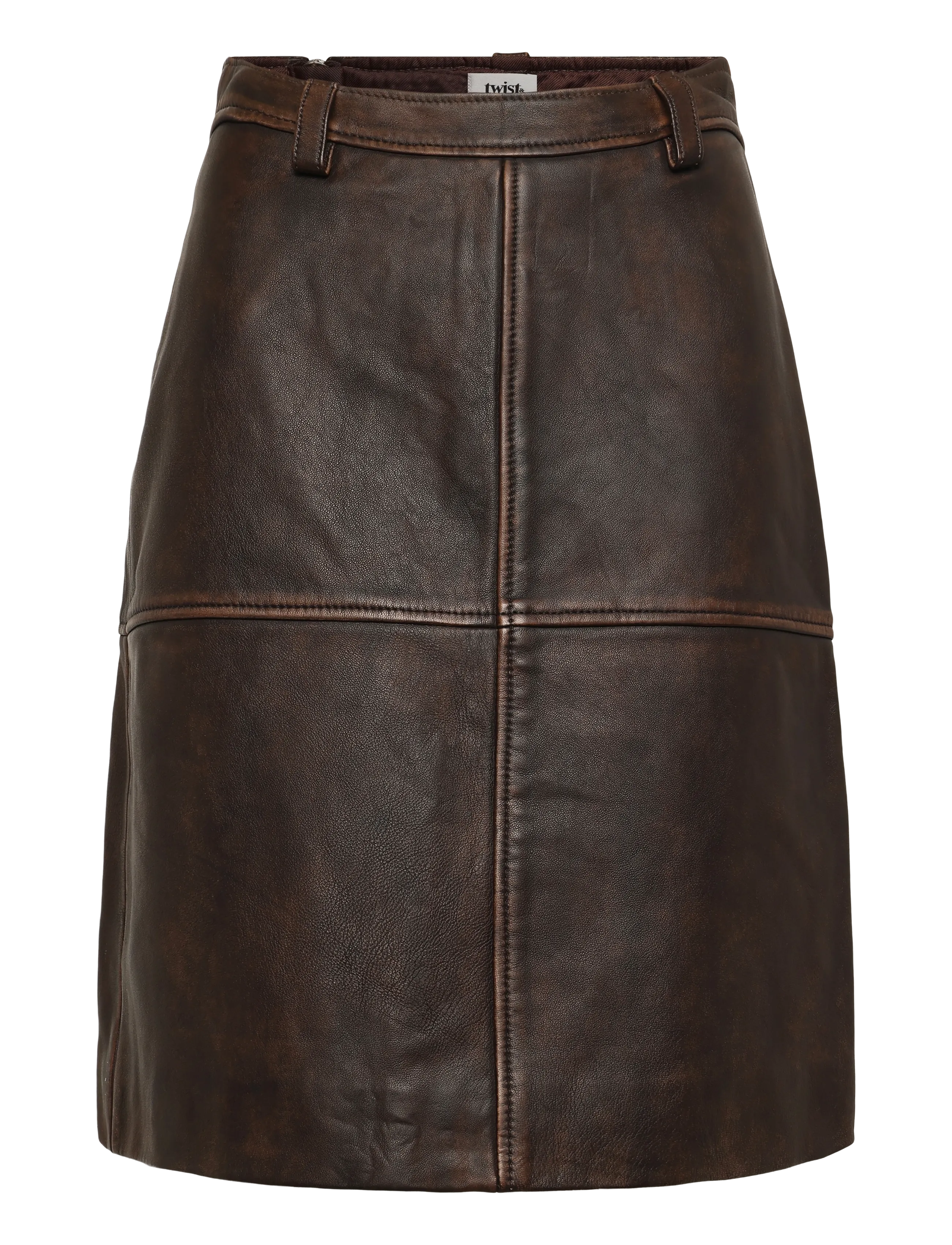 Clara Leather Skirt