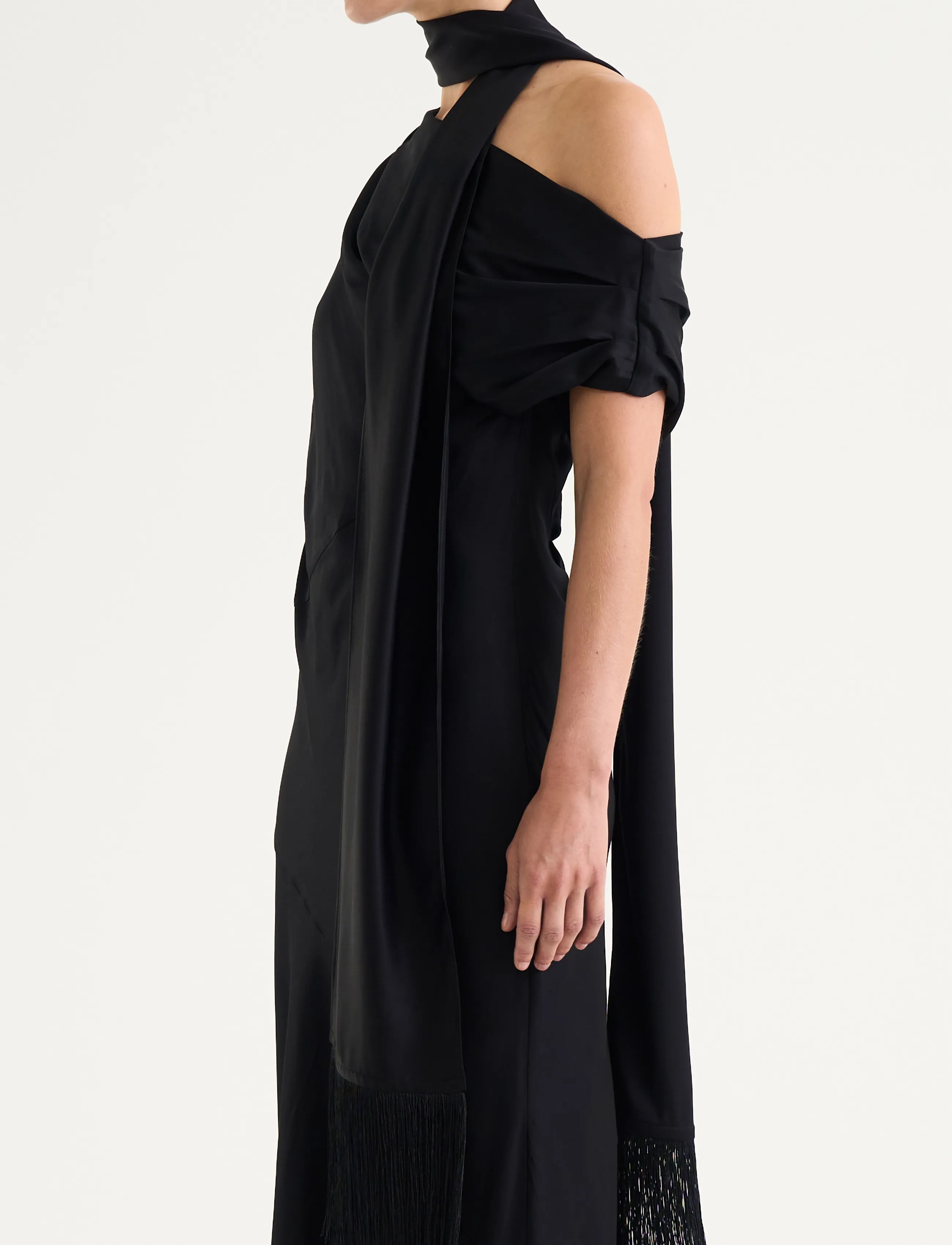 Twist & Tango Vanessa Satin Dress - Moetrendid - BLACK / black