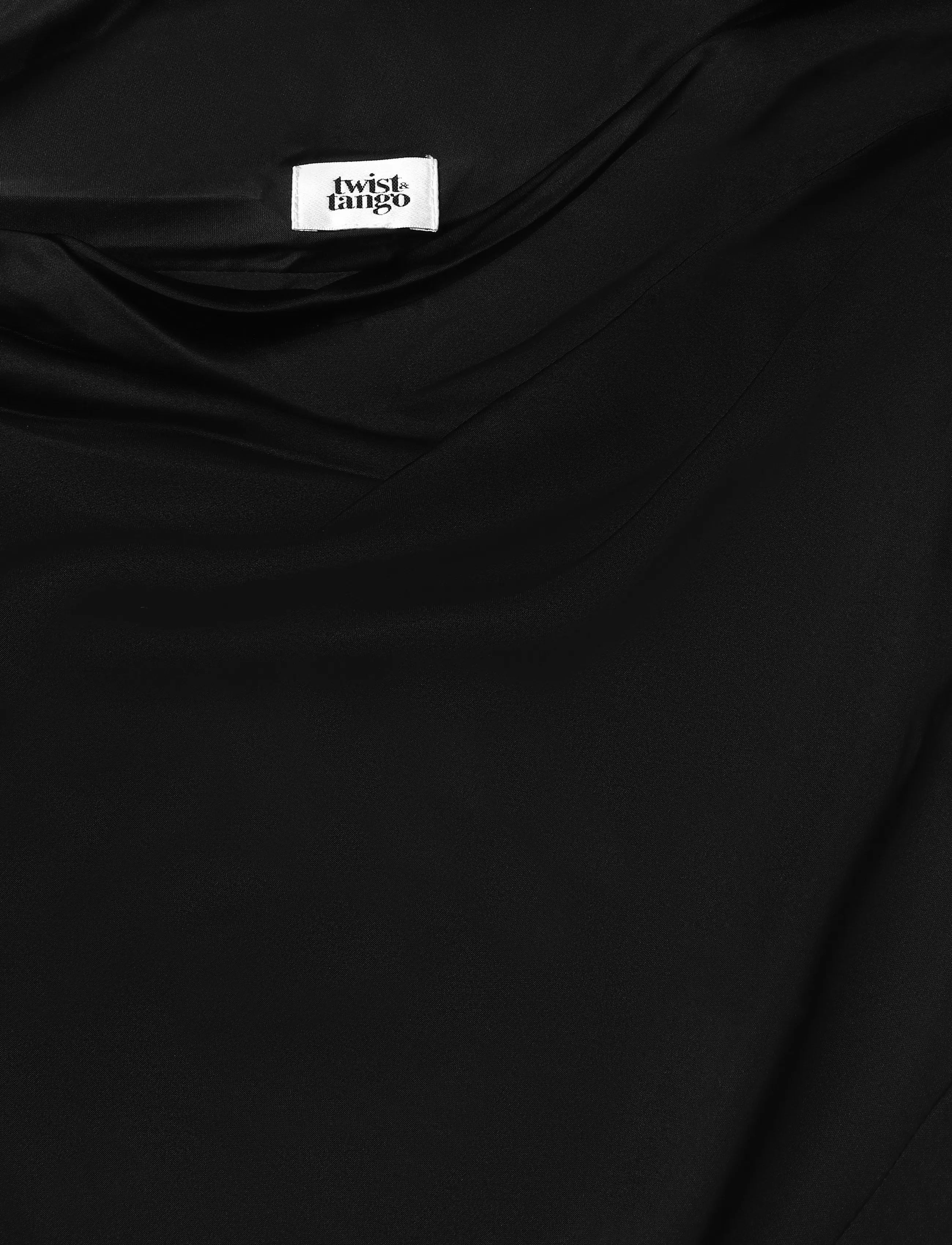 Twist & Tango - Vanessa Satin Dress - Õhtukleidid - black - 5
