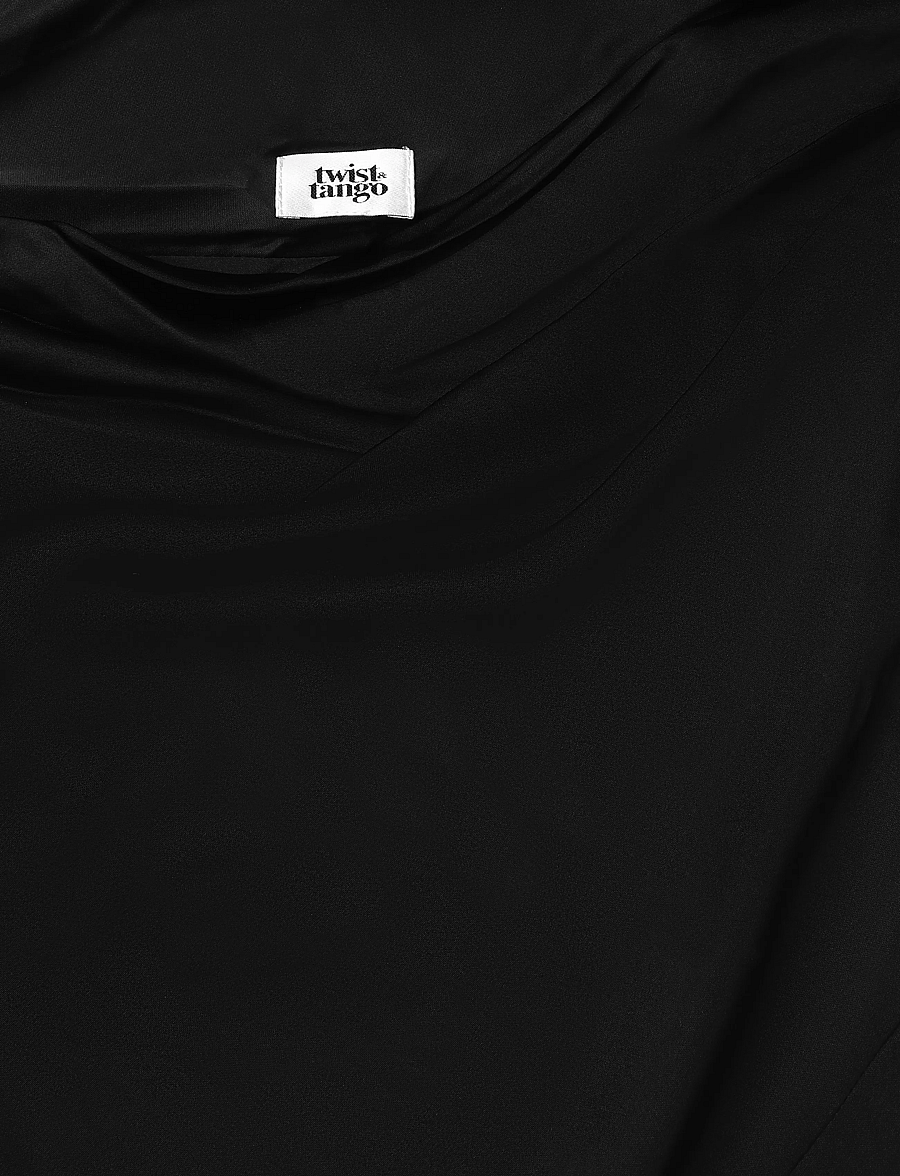 Twist & Tango - Vanessa Satin Dress - Õhtukleidid - black - 5