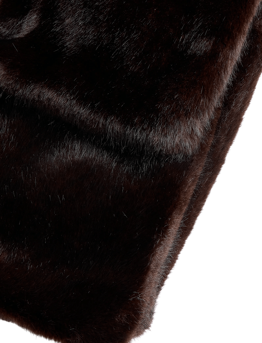 Twist & Tango - Laurel Faux Fur Scarf - halstørklæder - mocha brown - 2