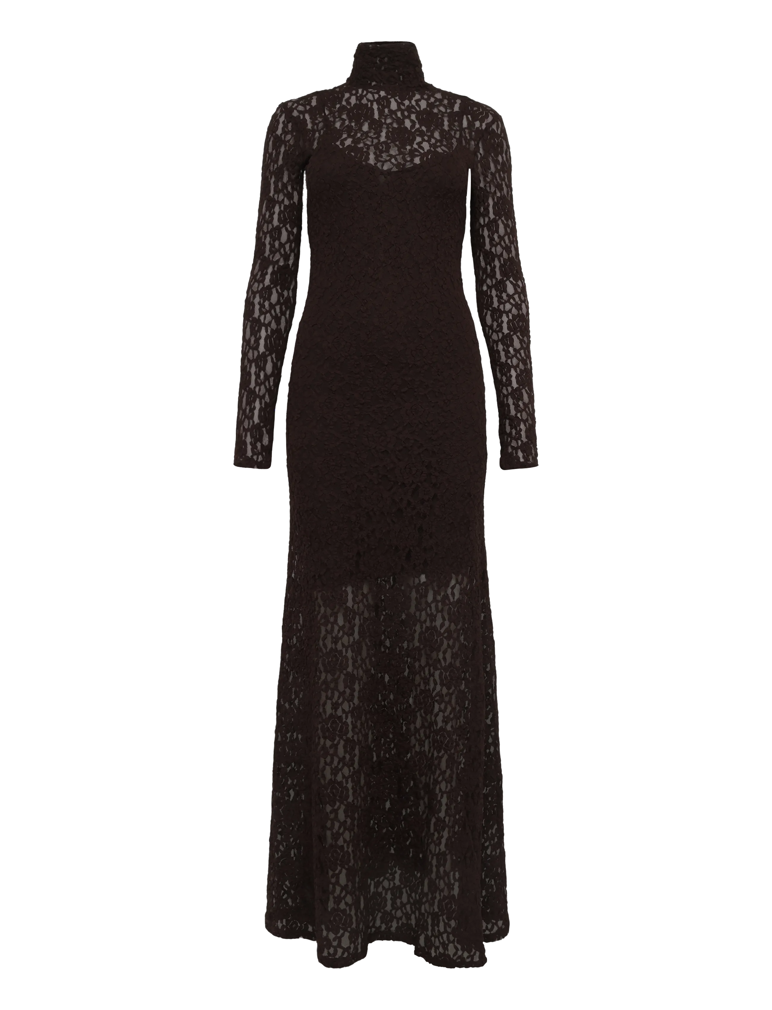 Twist & Tango - Janasia Lace Dress - pitskleidid - mocha brown - 1