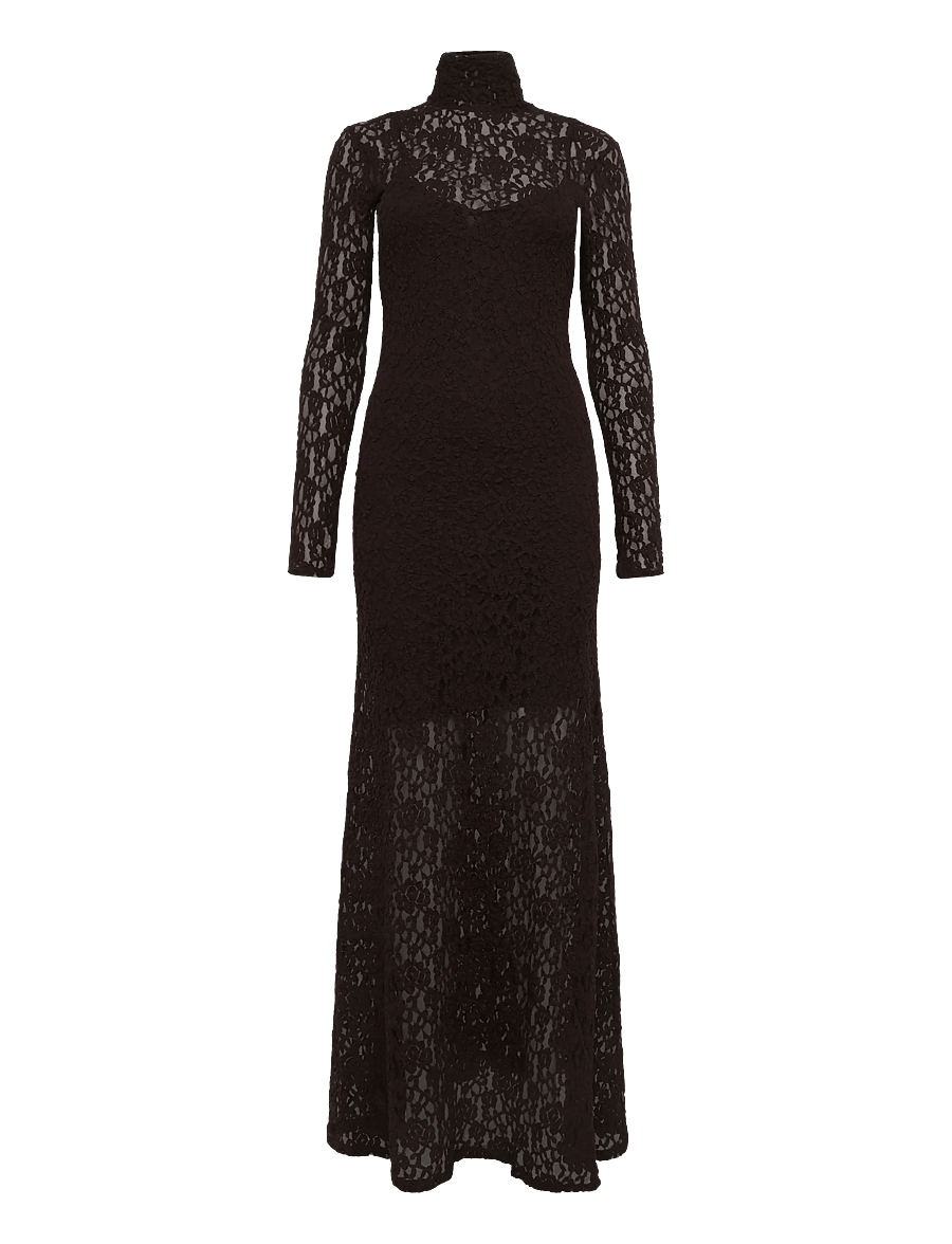 Twist & Tango - Janasia Lace Dress - pitskleidid - mocha brown - 1