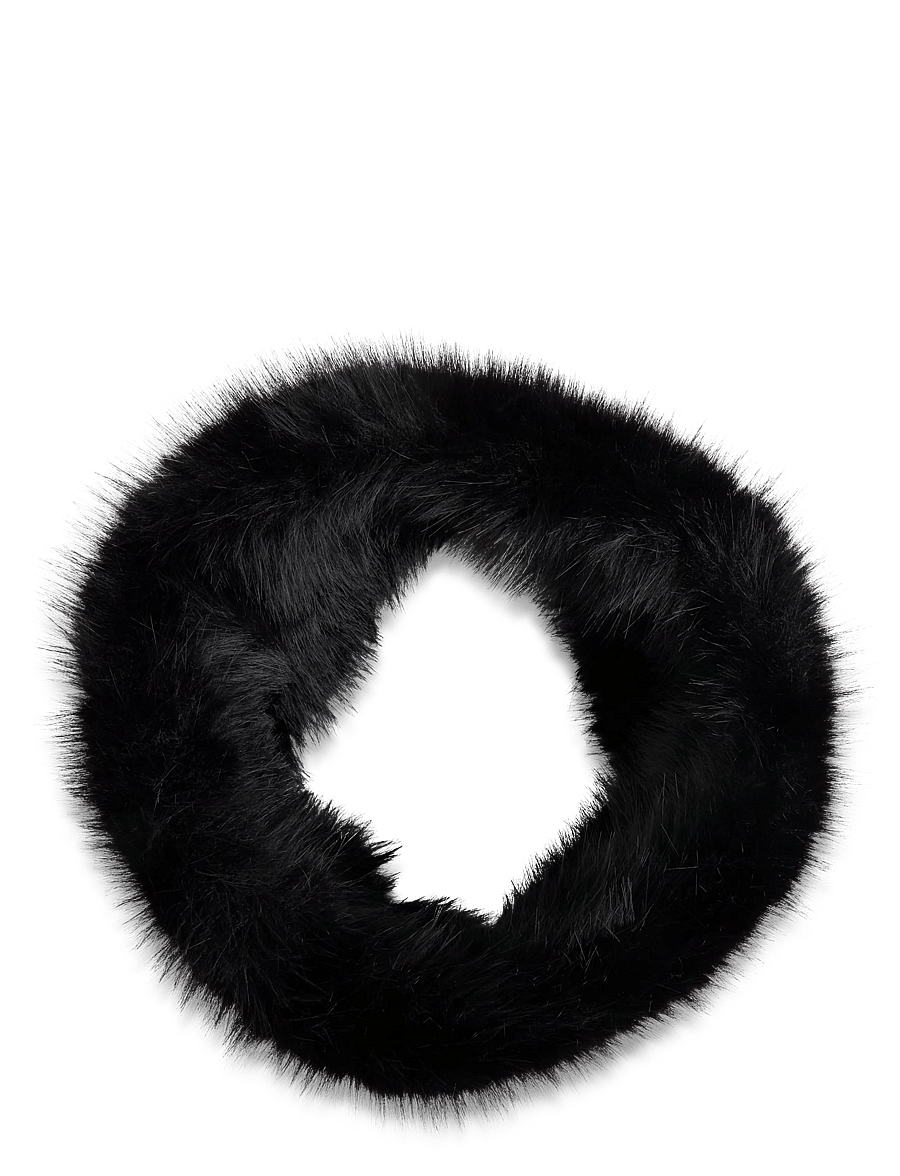 Twist & Tango - Ilma Faux Fur Scarf - halsdukar - black - 2