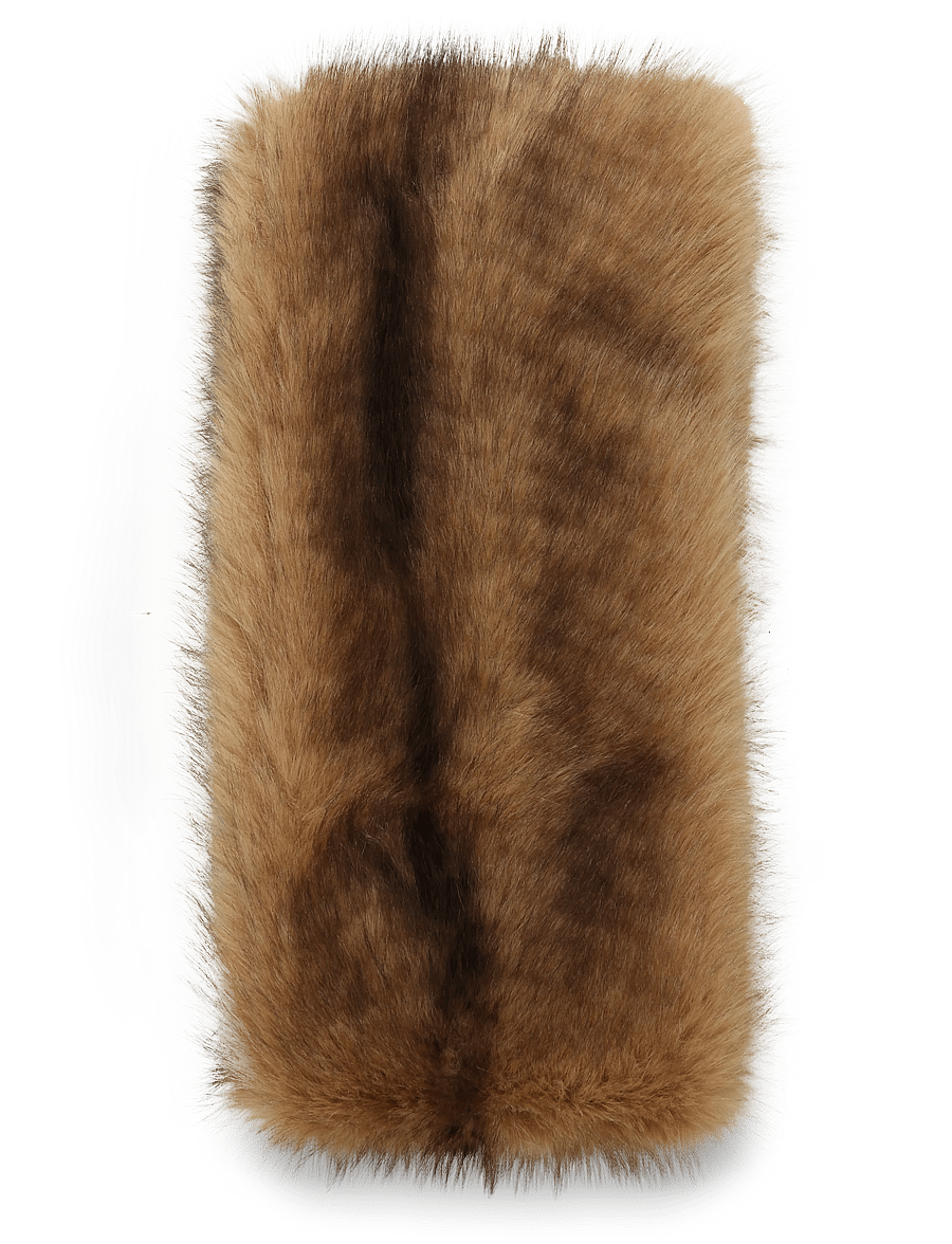Twist & Tango - Ilma Faux Fur Scarf - halstørklæder - camel - 0