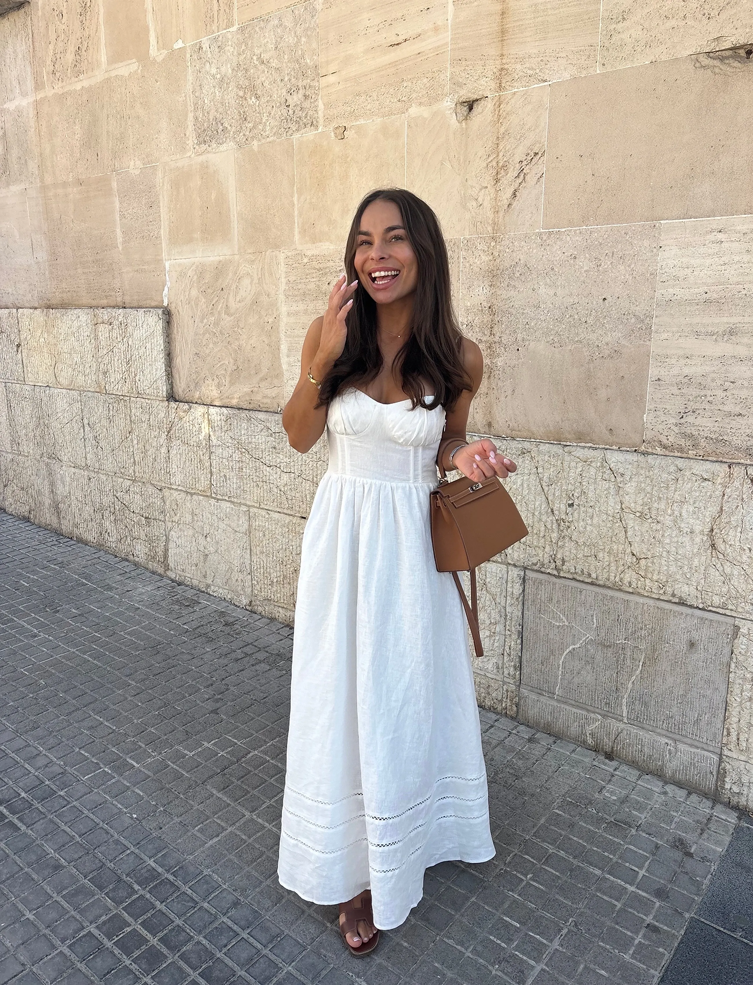 Twist & Tango Messardière Dress, XS, Dresses, Weiß - Knee-length Midi, Frauen
