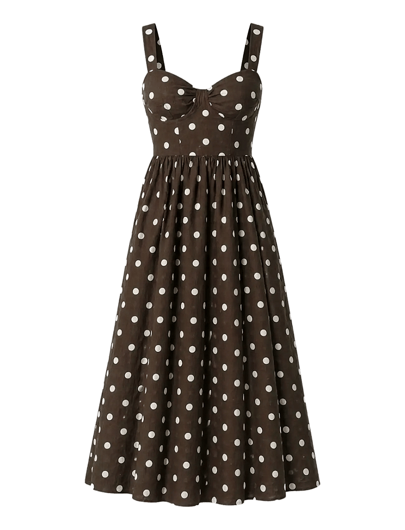 Twist & Tango - Mirage Dot Dress - cocktail dresses - chocolate dot - 1